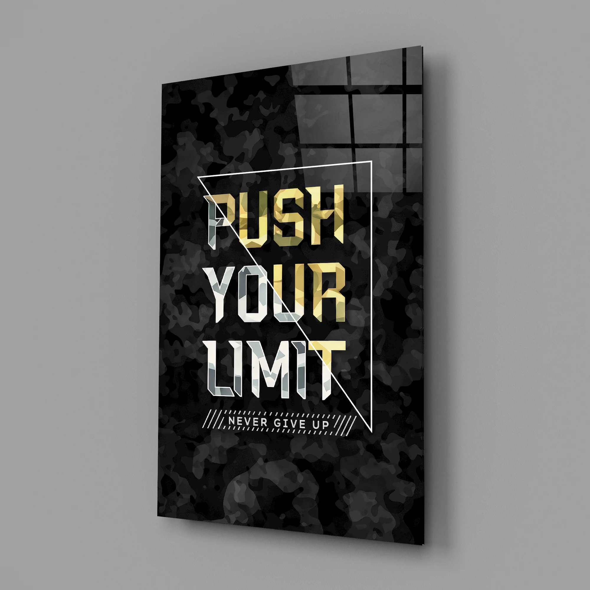 Push Your Limit Glass Wall Art - Image 3