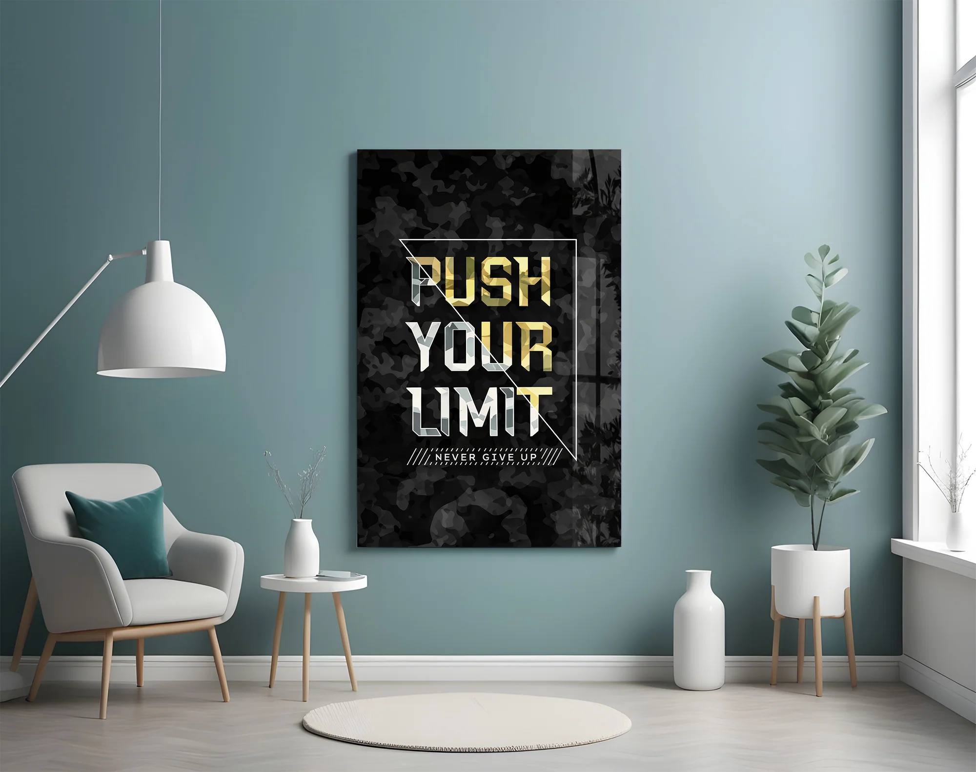 Push Your Limit Glass Wall Art - Image 5