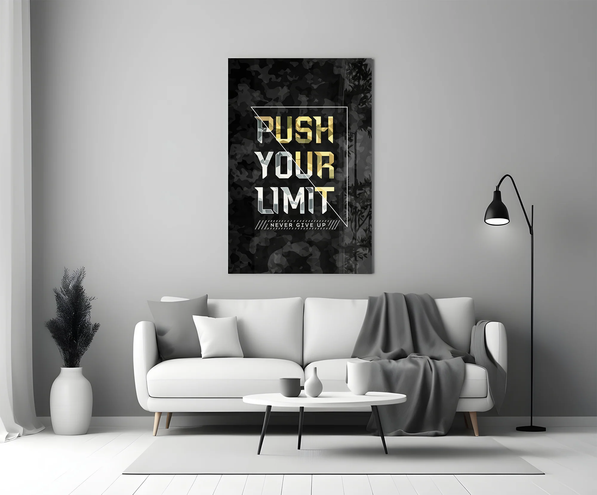 Push Your Limit Glass Wall Art - Image 6
