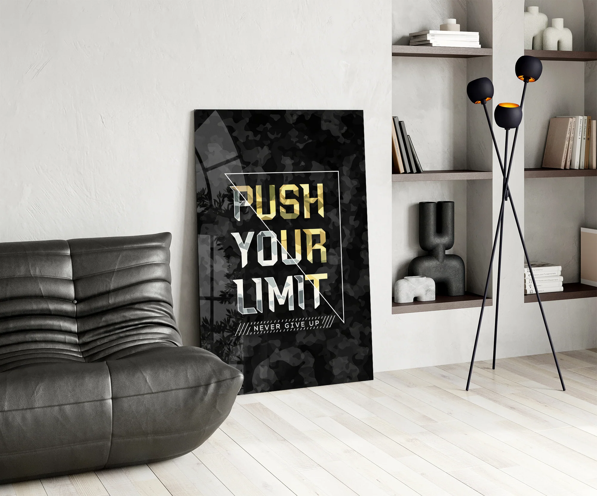 Push Your Limit Glass Wall Art - Image 7