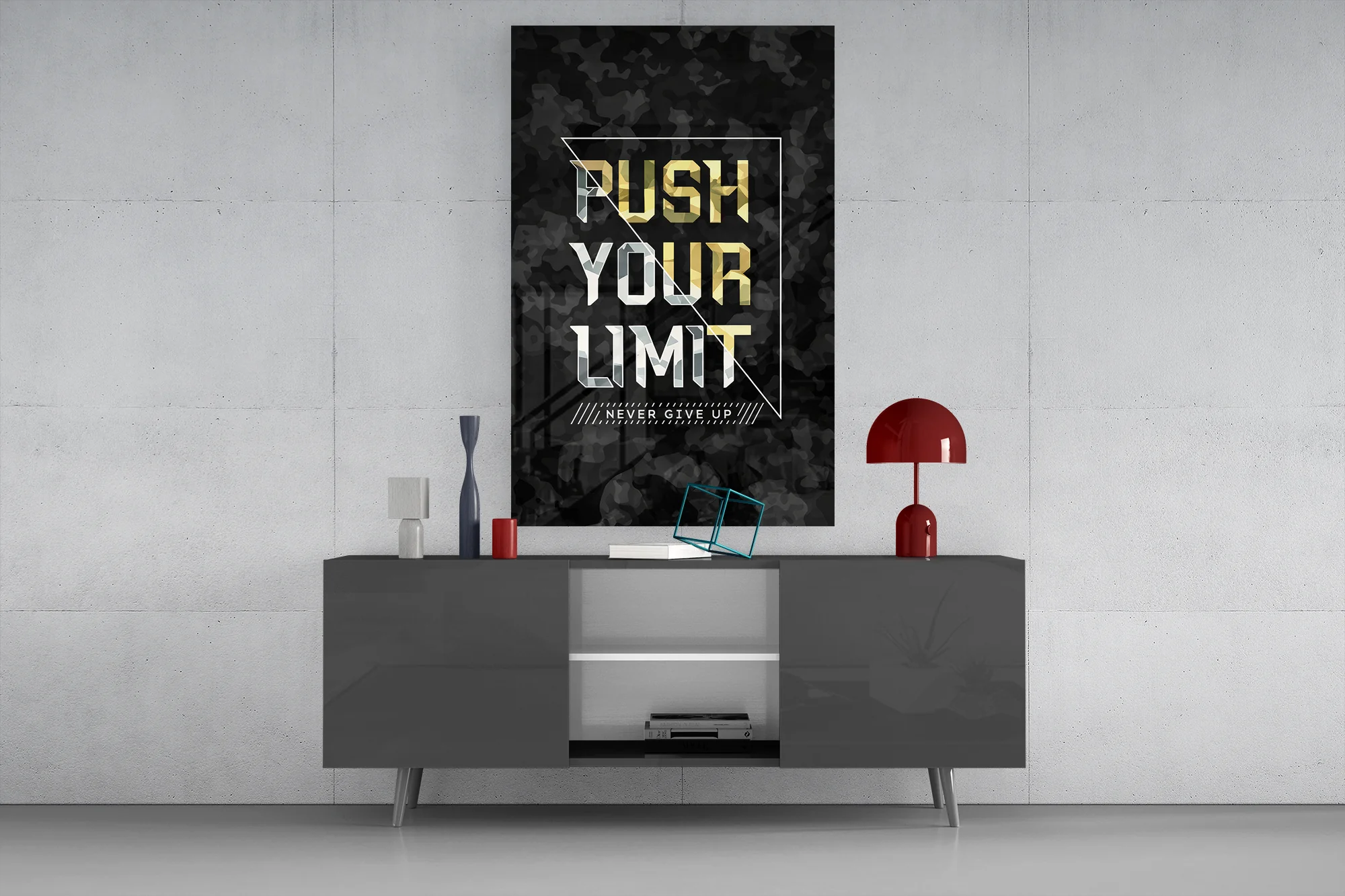 Push Your Limit Glass Wall Art - Image 9