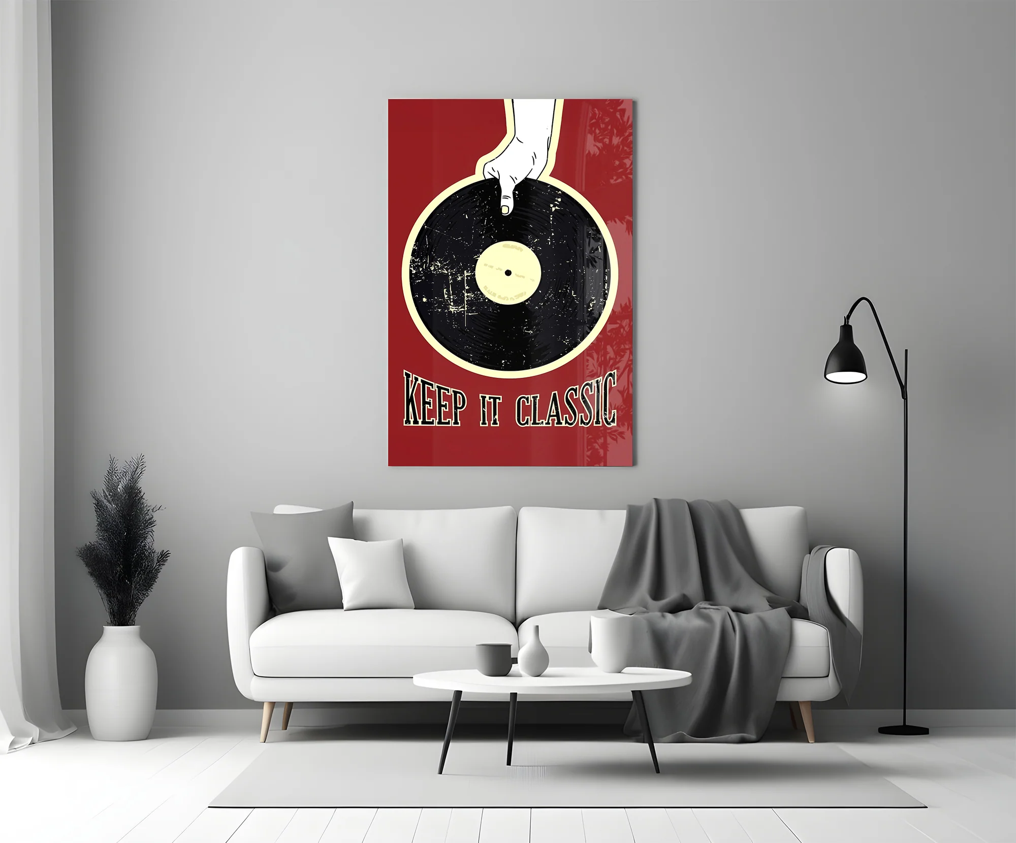 Classic Vinyl Record Glass Wall Art - Image 6