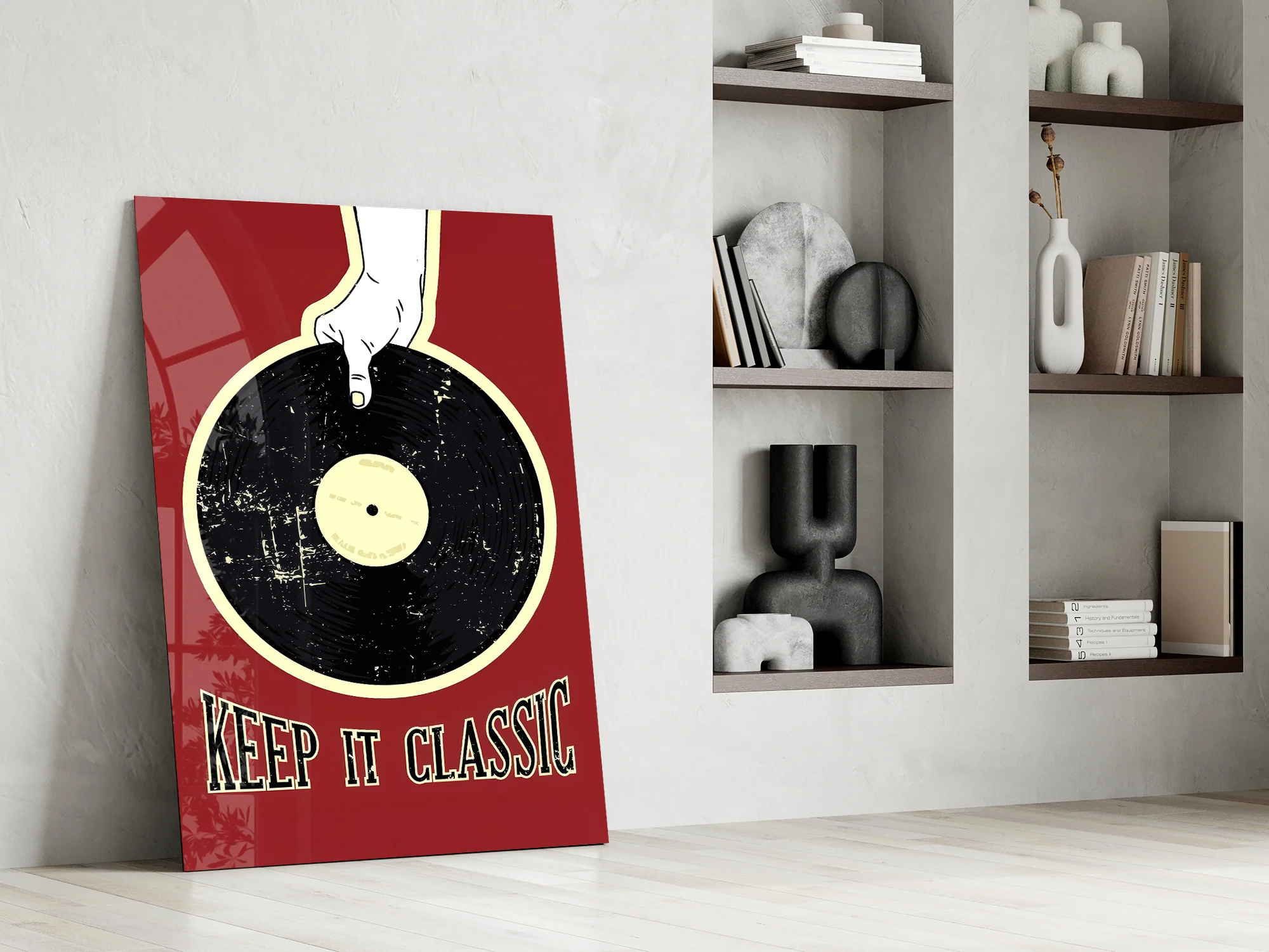 Classic Vinyl Record Glass Wall Art - Image 8