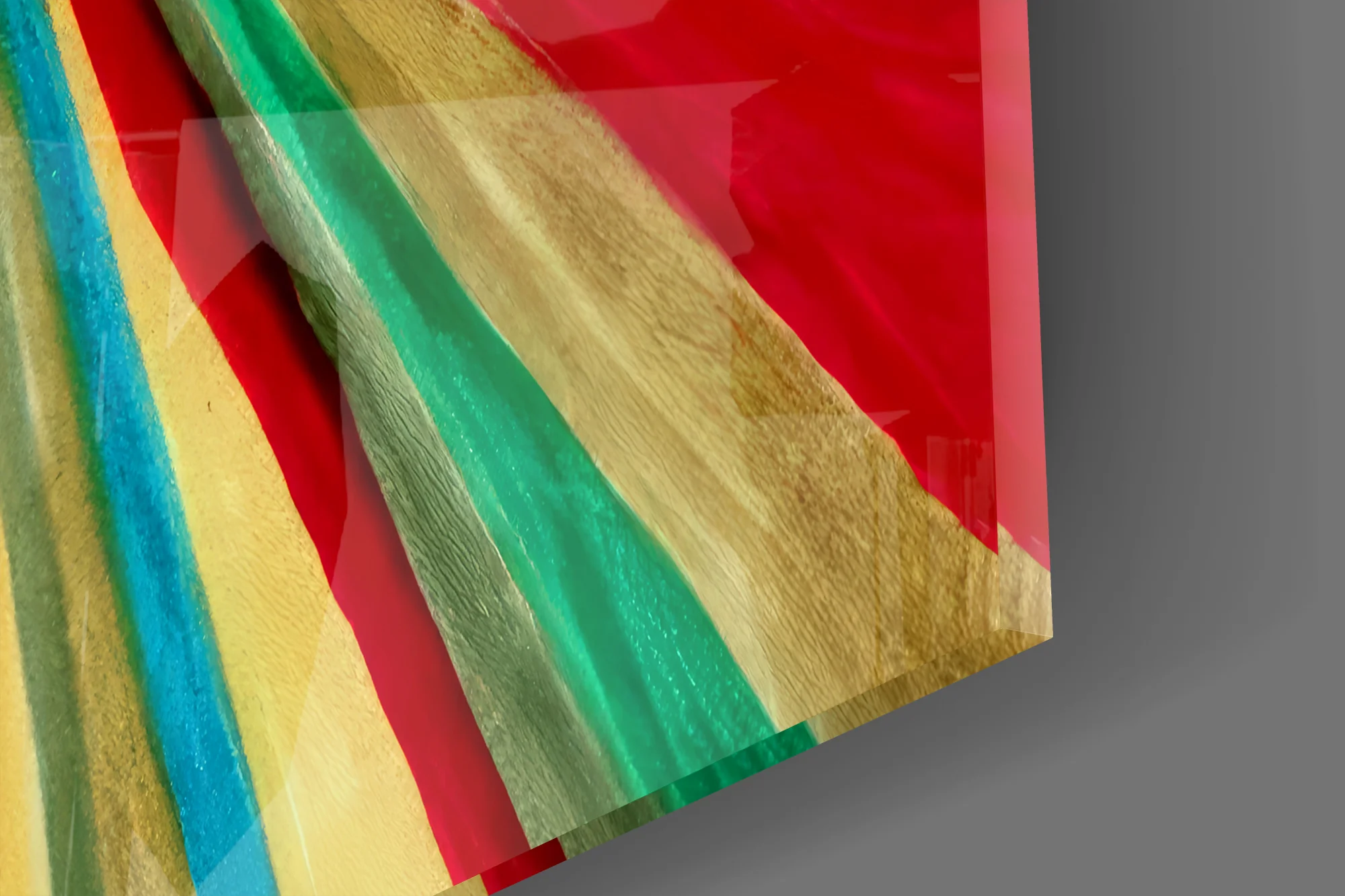 Radiant Positive Energy Burst Glass Wall Art - Image 4
