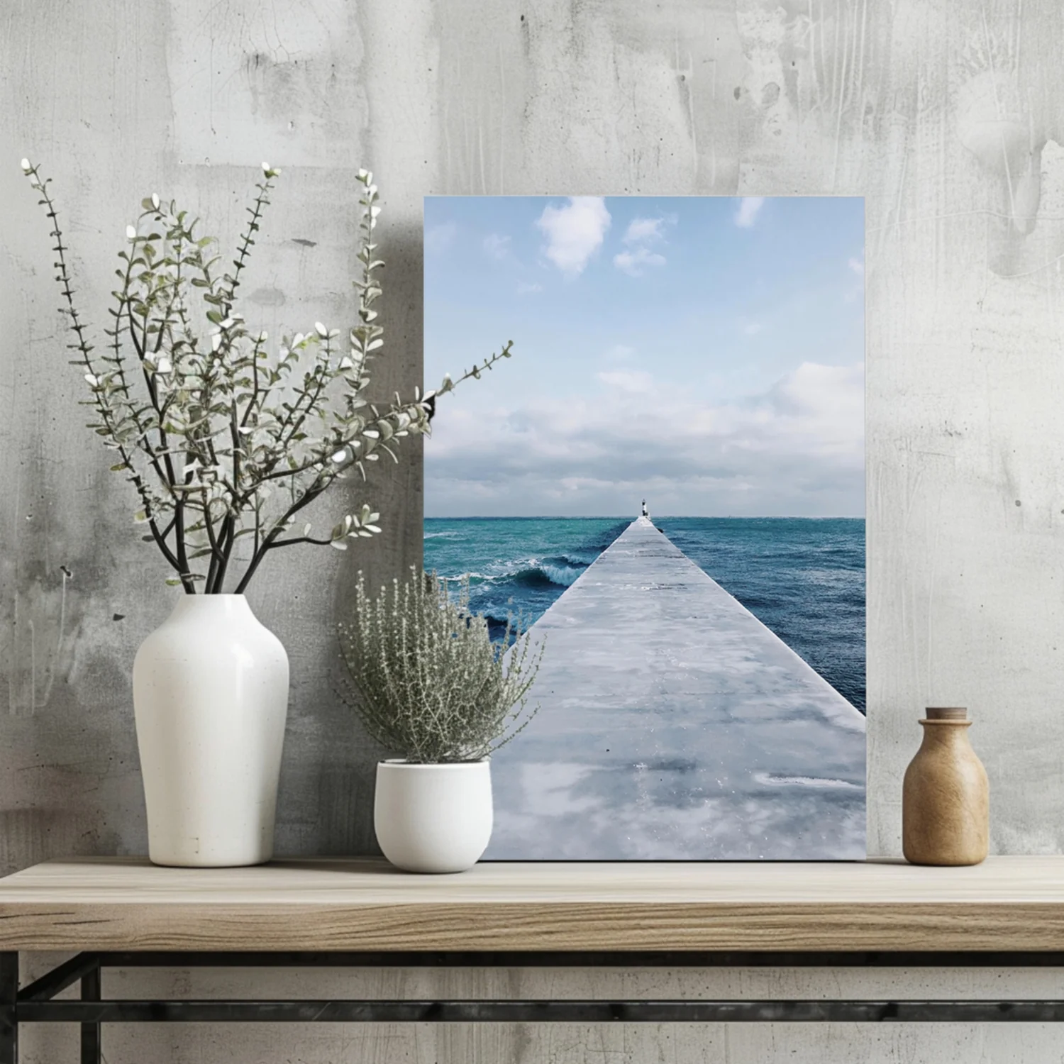 Dock View Aluminum Print - Image 2