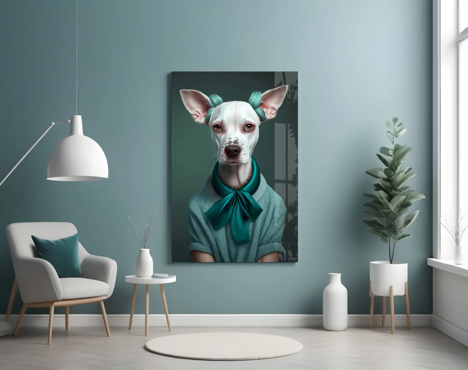 Dog Vogue Glass Wall Art Bundle - Image 8