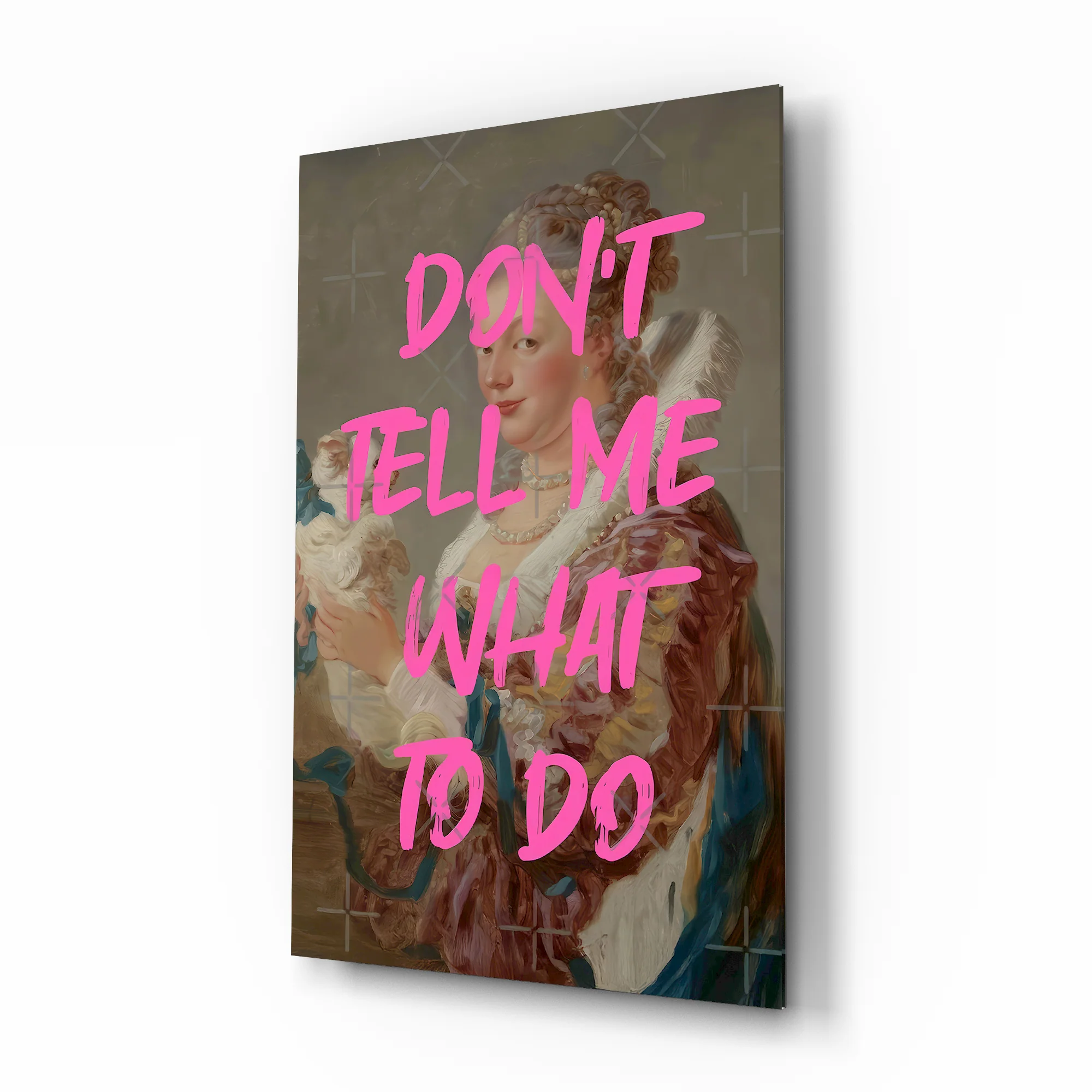 Don't Tell Me What to Do Glass Wall Art - Image 2