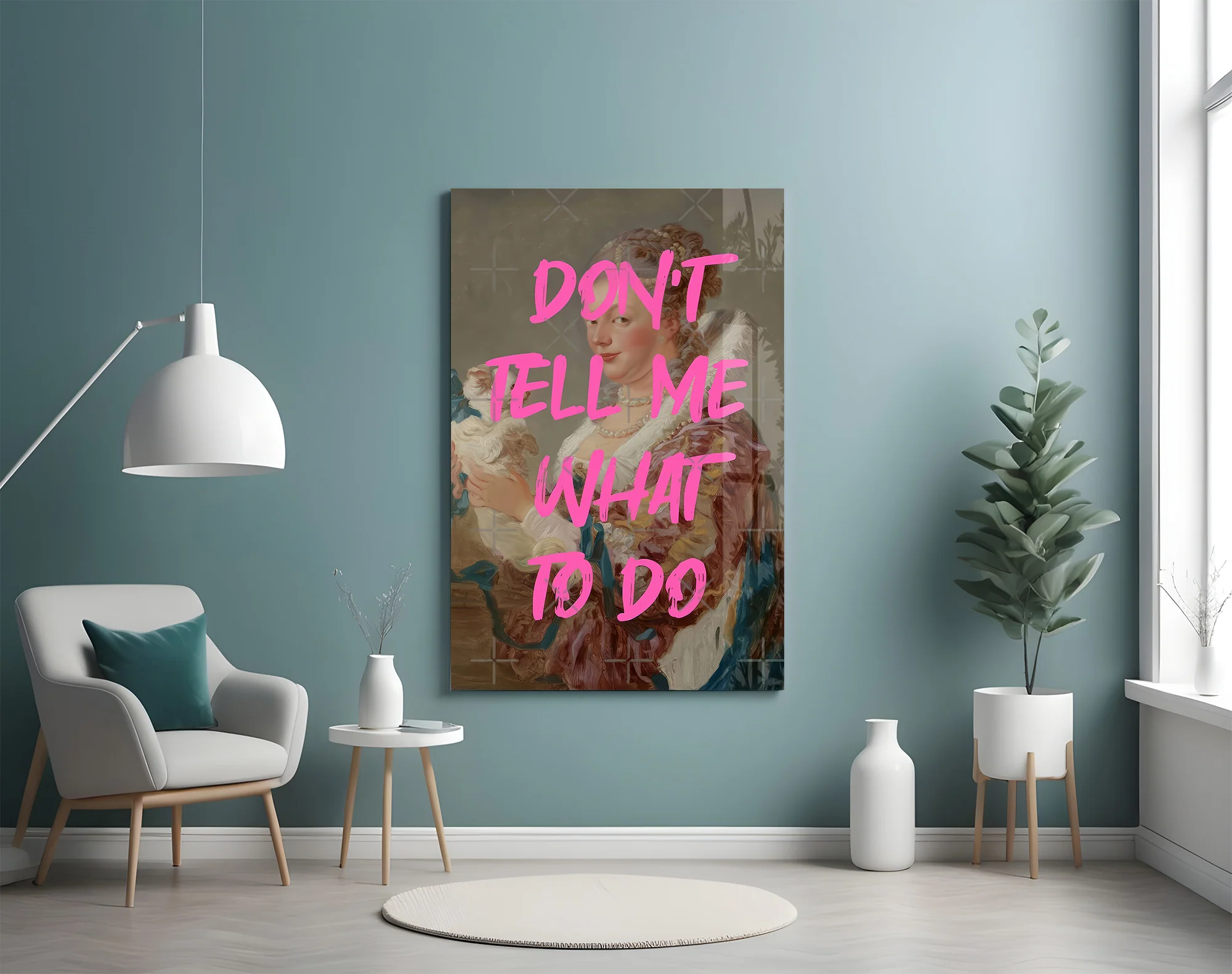 Don't Tell Me What to Do Glass Wall Art - Image 5
