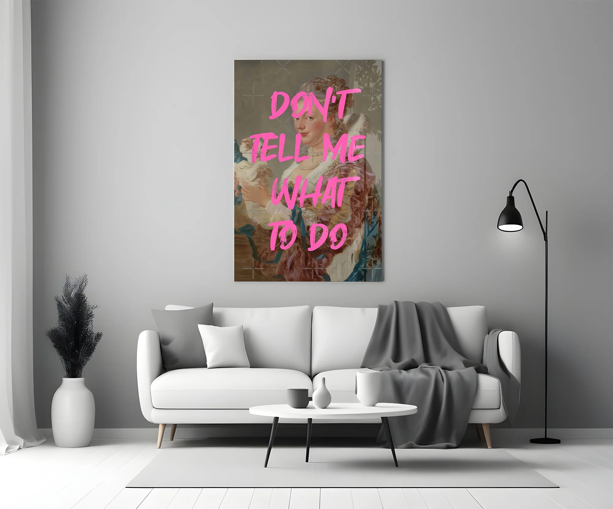 Don't Tell Me What to Do Glass Wall Art - Image 6
