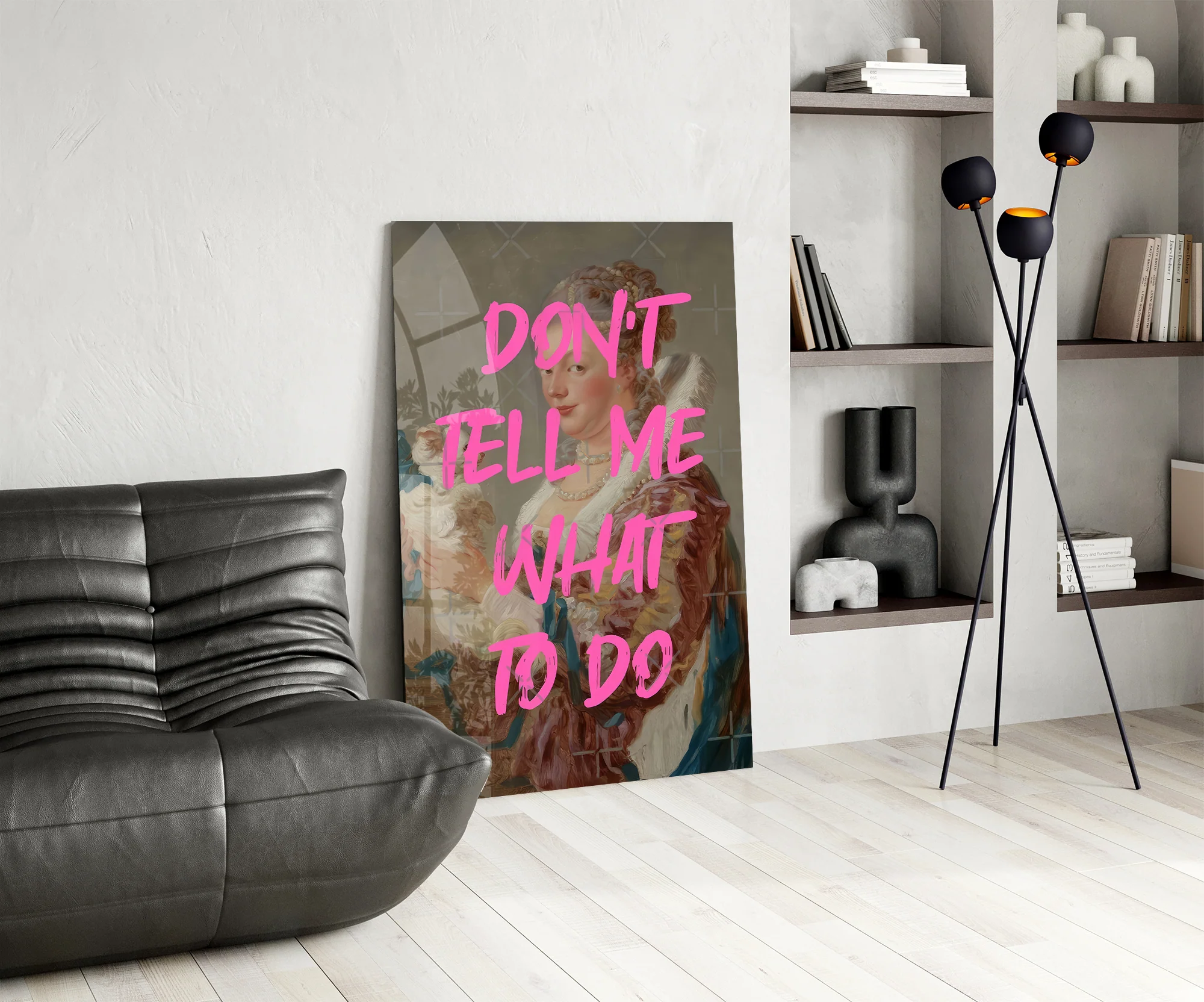 Don't Tell Me What to Do Glass Wall Art - Image 7