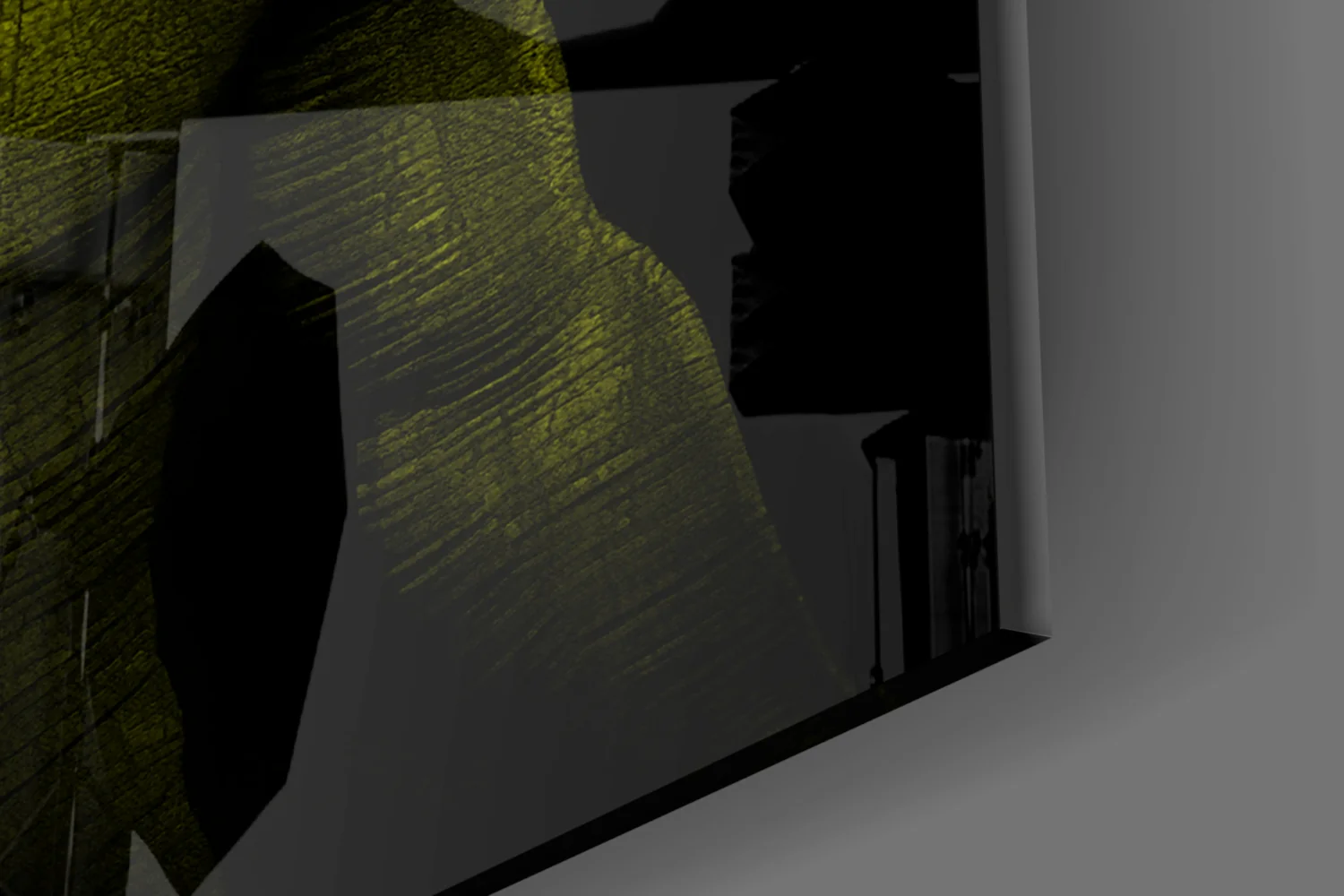 Donnie Yelow Glass Wall Art - Image 7