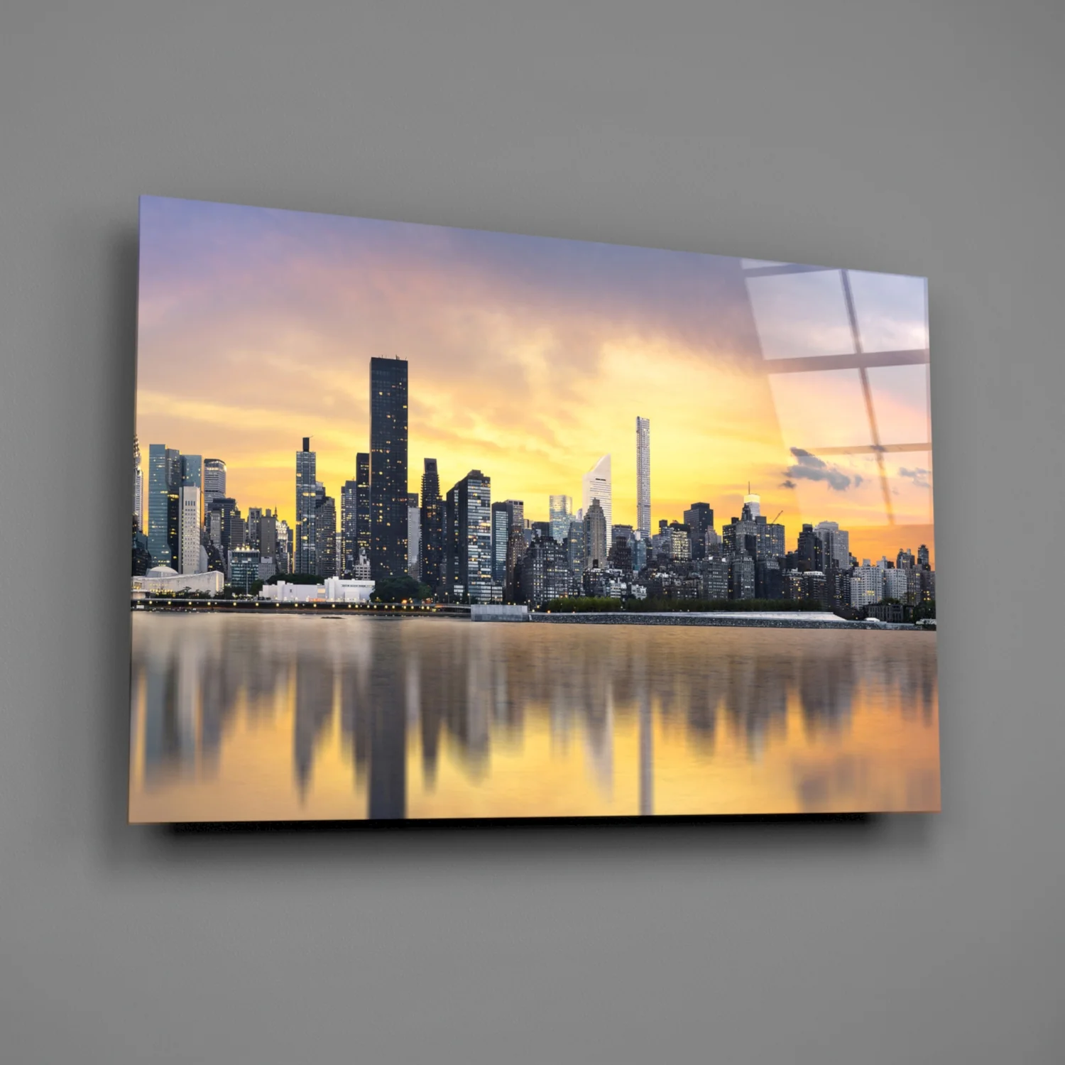 Downtown Glass Wall Art - Image 3