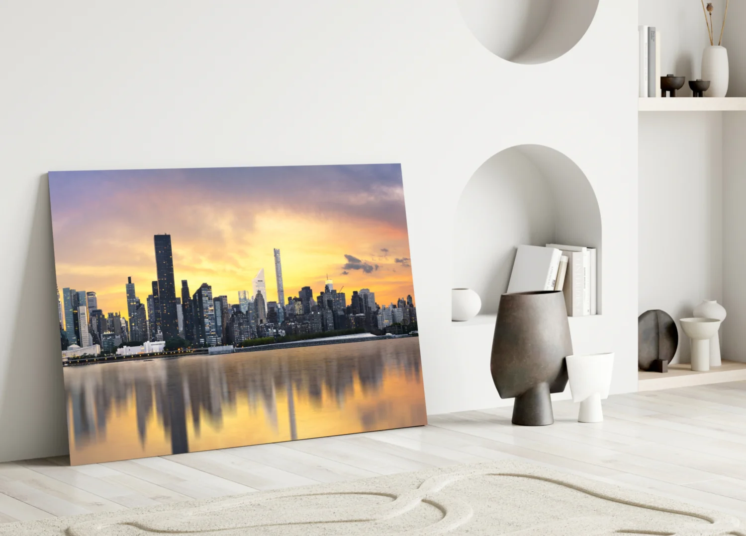 Downtown Glass Wall Art - Image 4