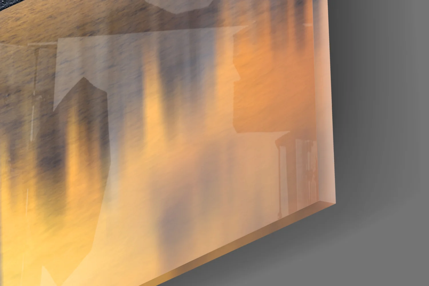Downtown Glass Wall Art - Image 8