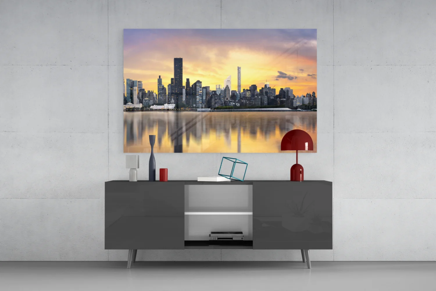 Downtown Glass Wall Art - Image 9