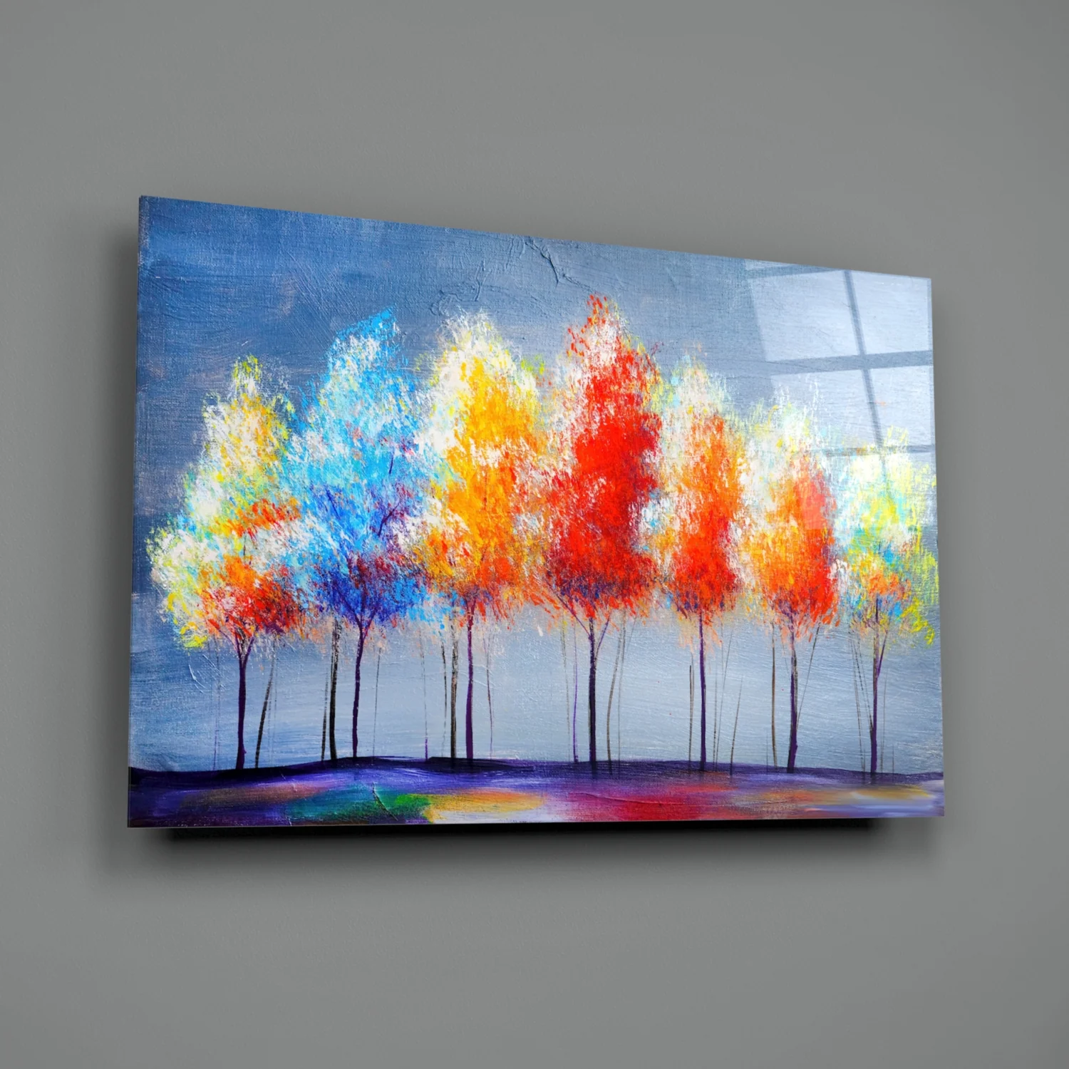 Drawing Trees Glass Wall Art - Image 3