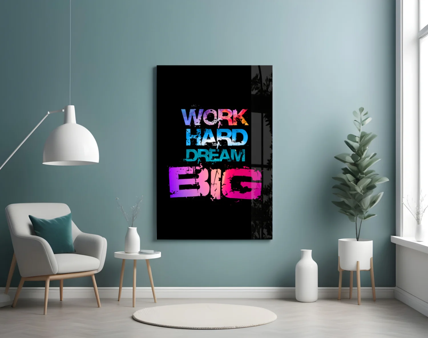 Dream Big Glass Wall Art - Image 4