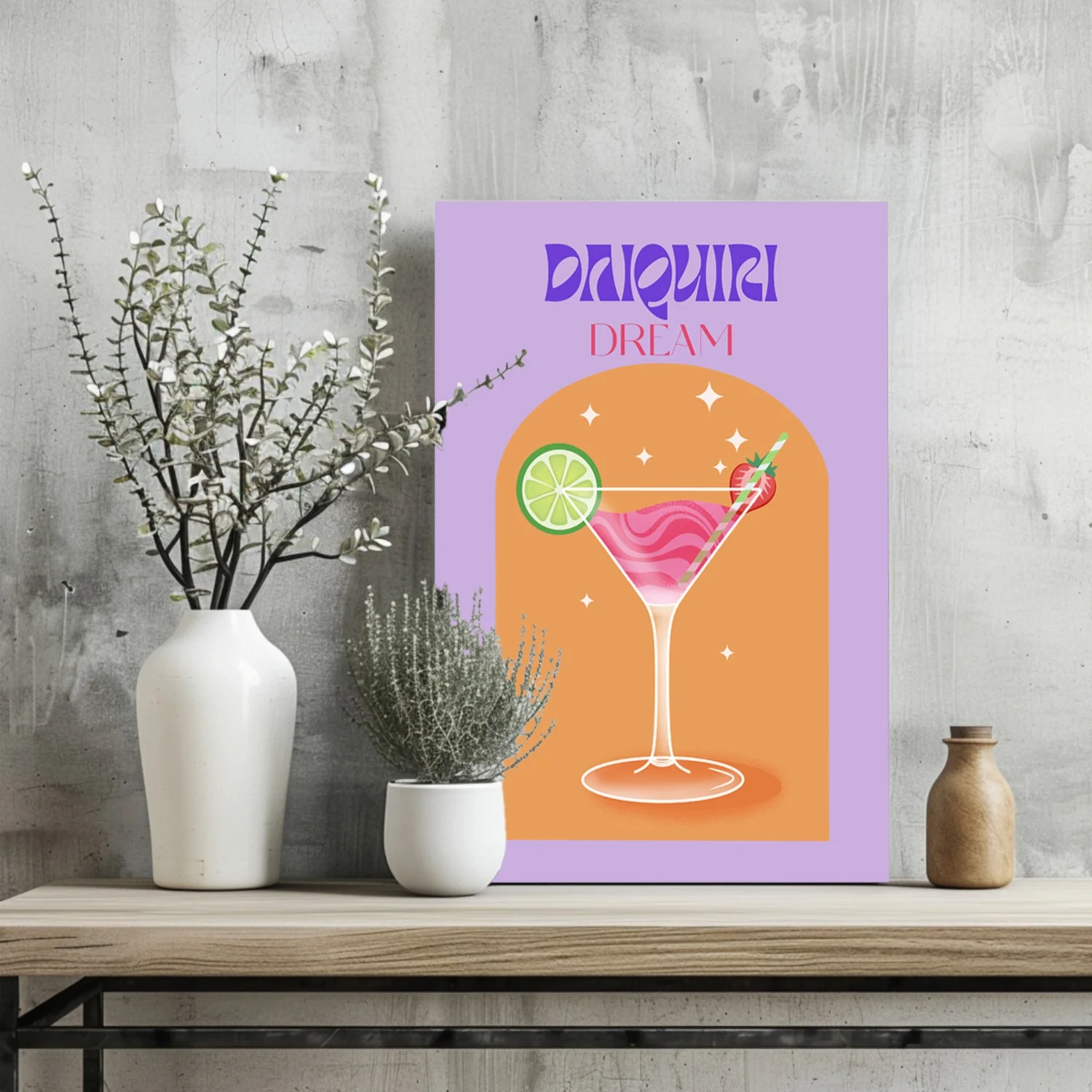 Dream Coctail Aluminum Print - Image 2