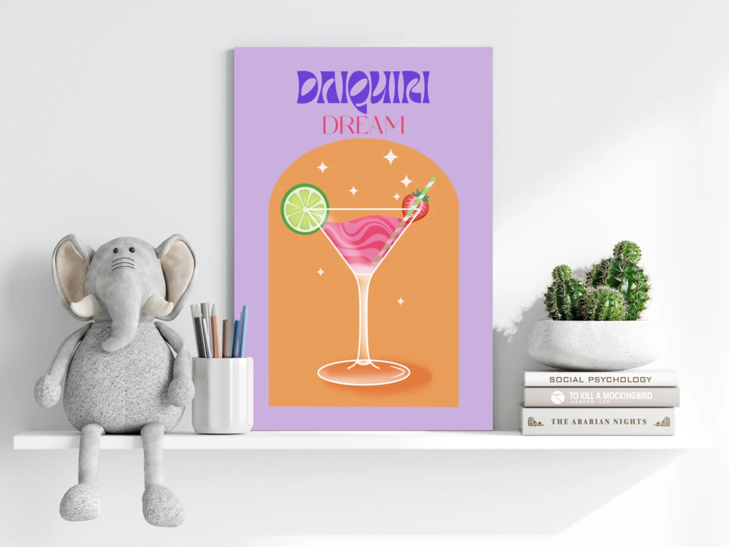 Dream Coctail Aluminum Print - Image 6