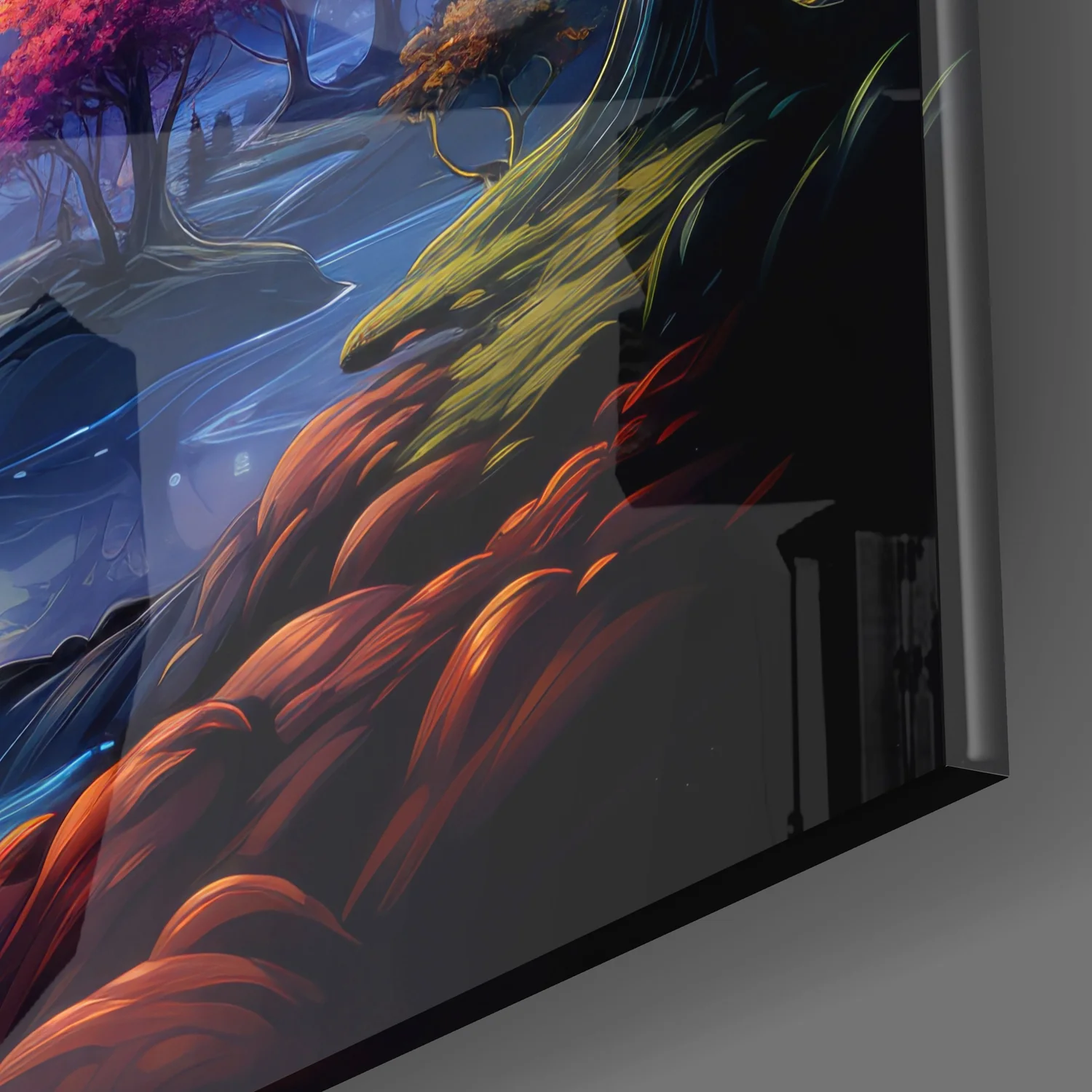 Dreamland Glass Wall Art|| Designer's Collection - Image 3