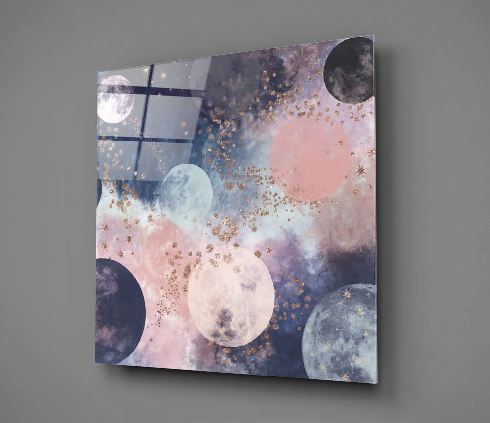 Dreamy Space Glass Wall Art - Image 2