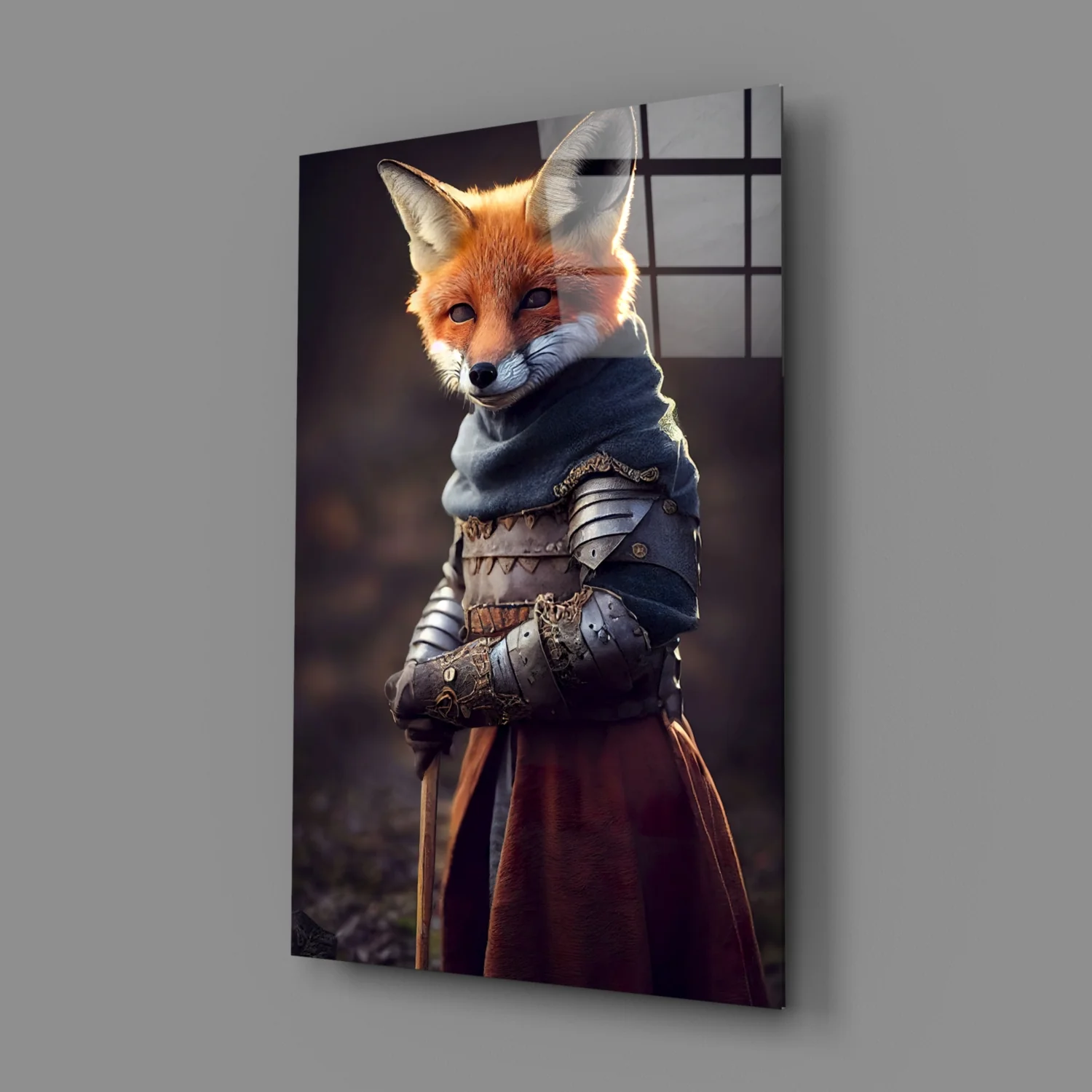 The Fox Glass Wall Art || Designer Collection - Image 3