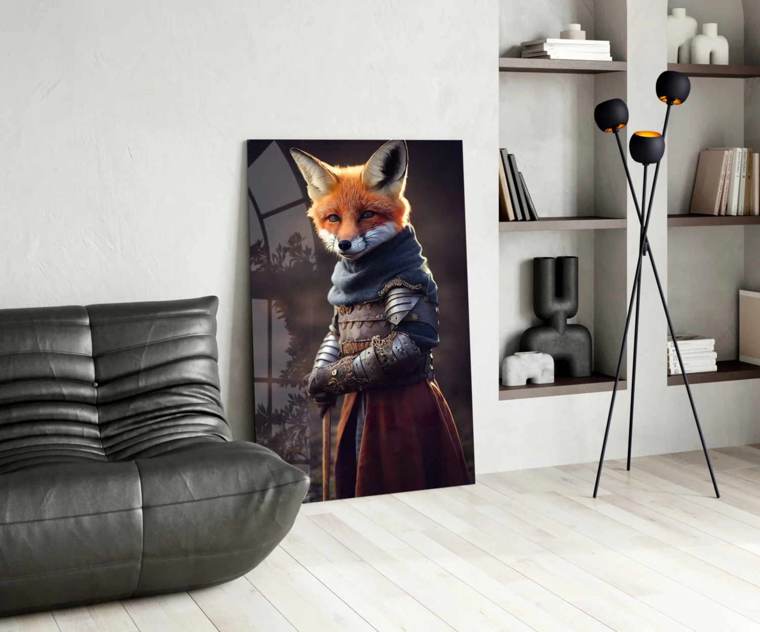 The Fox Glass Wall Art || Designer Collection - Image 6