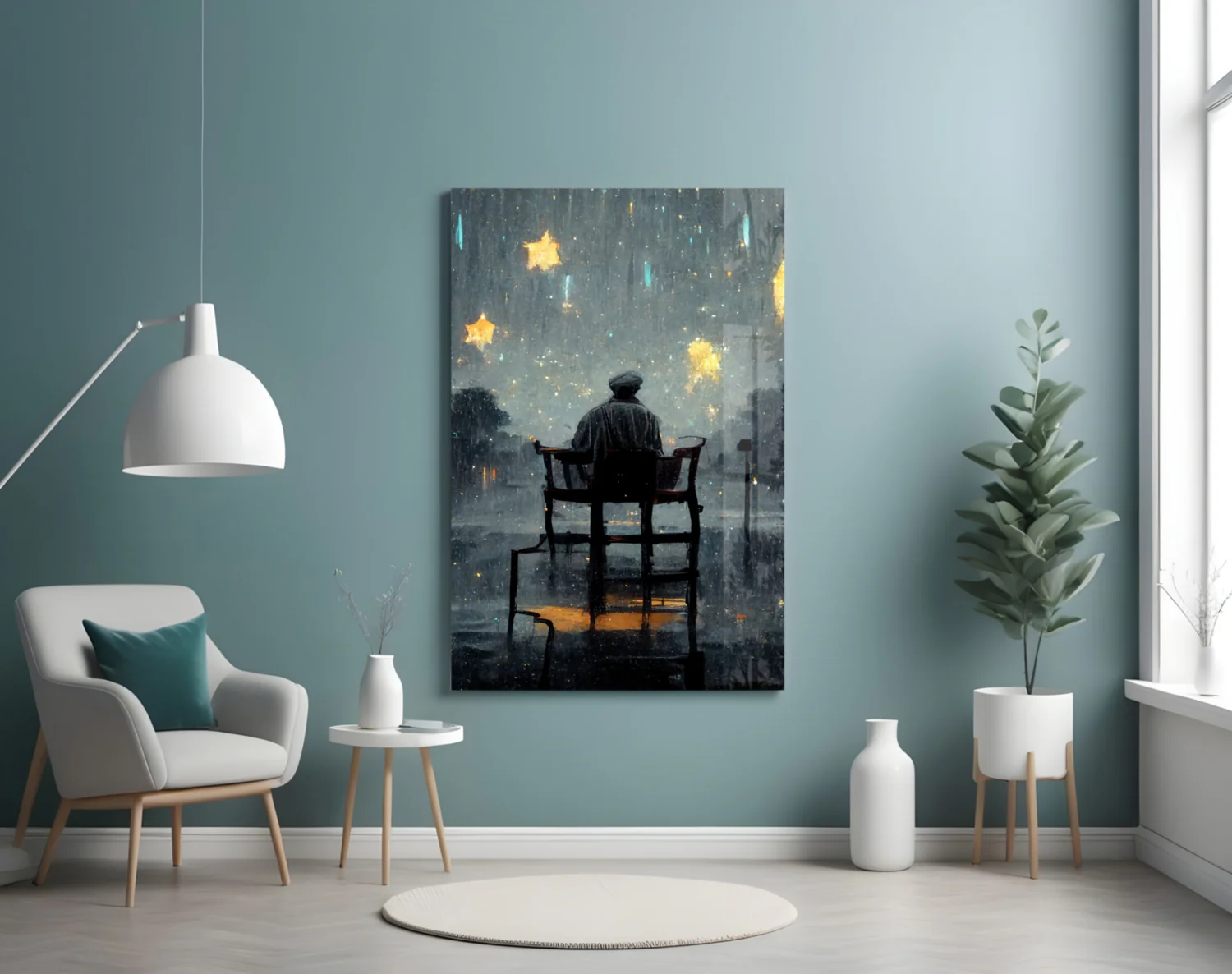 Star Rain Glass Art || Designer Collection - Image 5