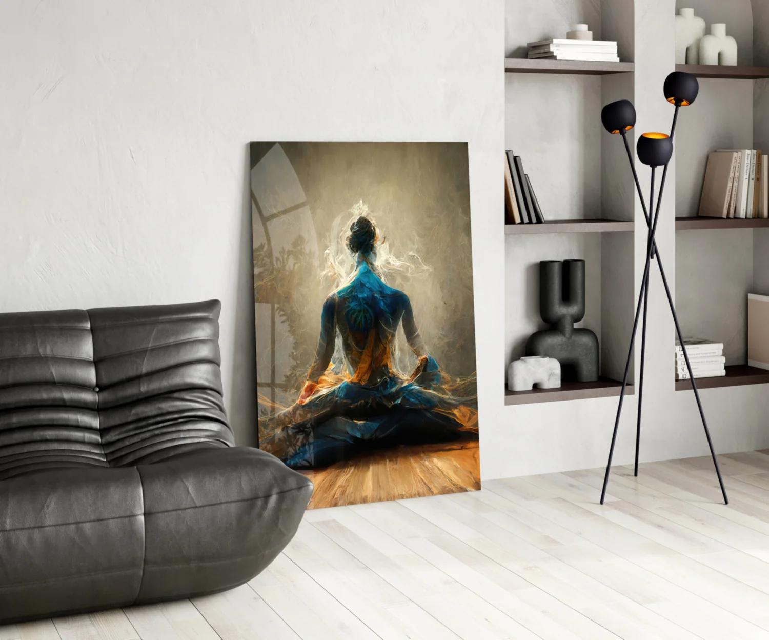 Meditation Glass Art || Designer Collection - Image 6