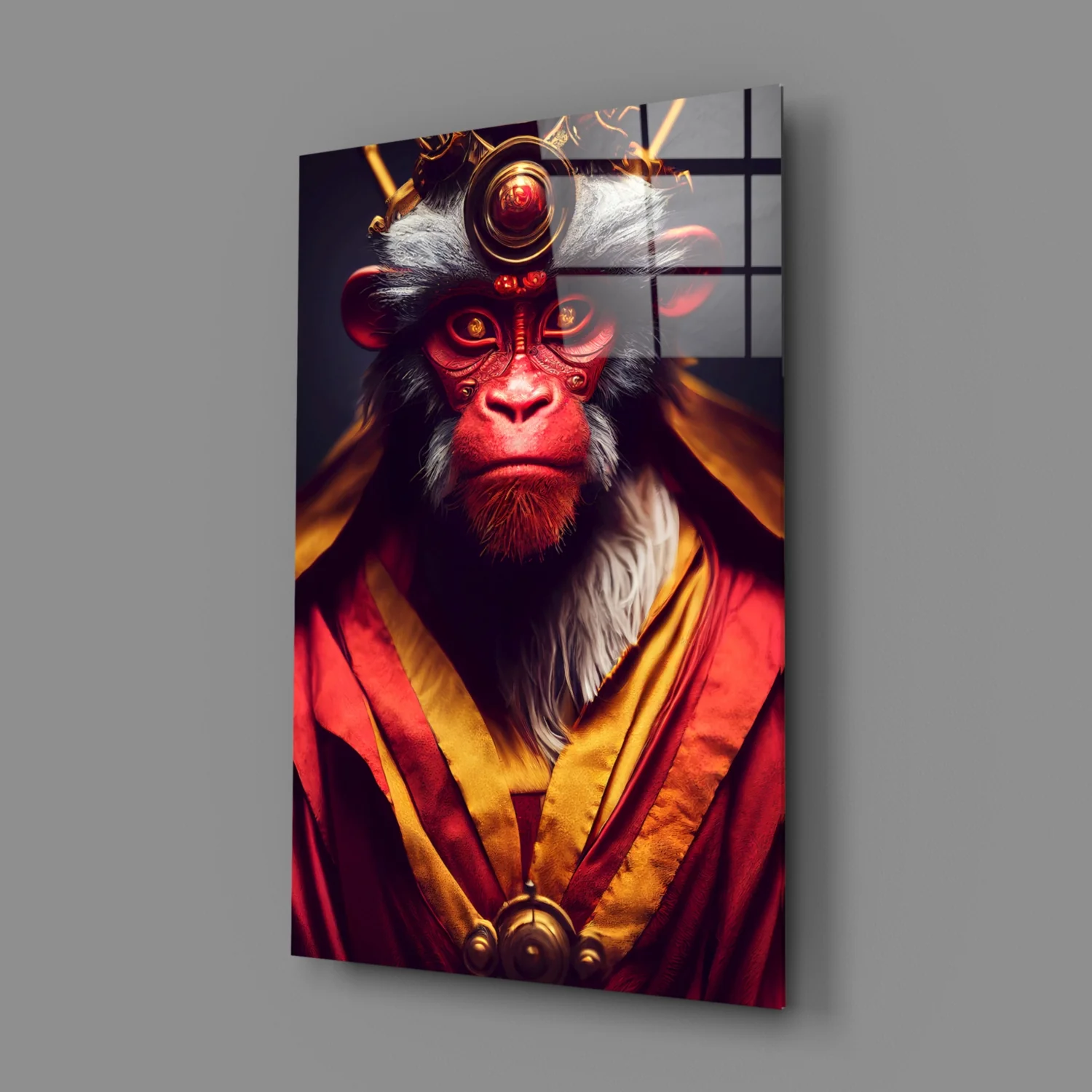 Ape King Glass Wall Art || Designer Collection - Image 3