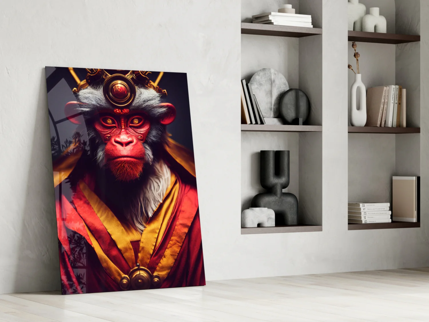 Ape King Glass Wall Art || Designer Collection - Image 7