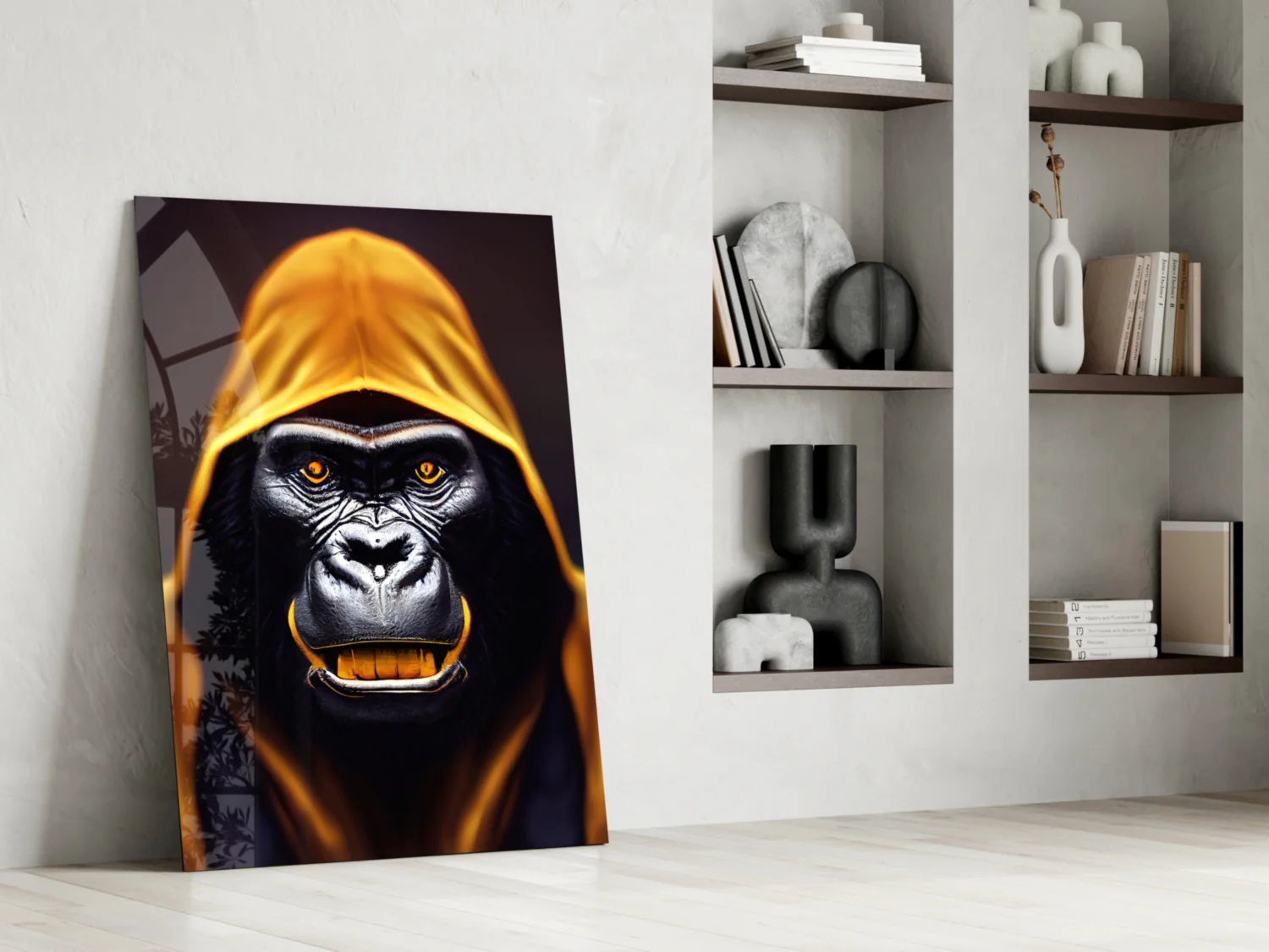 Angry Smile Glass Wall Art  || Designer Collection - Image 7