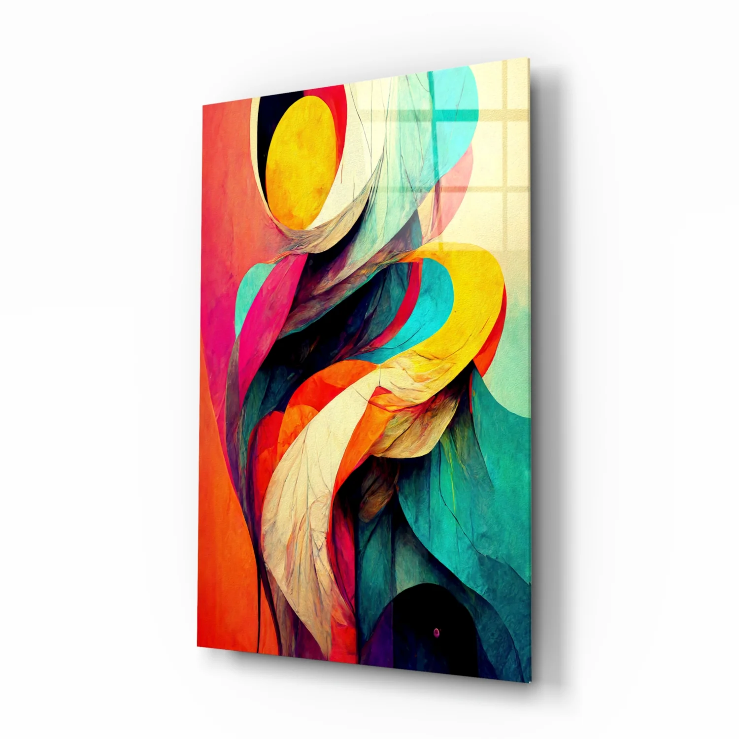 The Hug Glass Wall Art || Designer Collection - Image 2