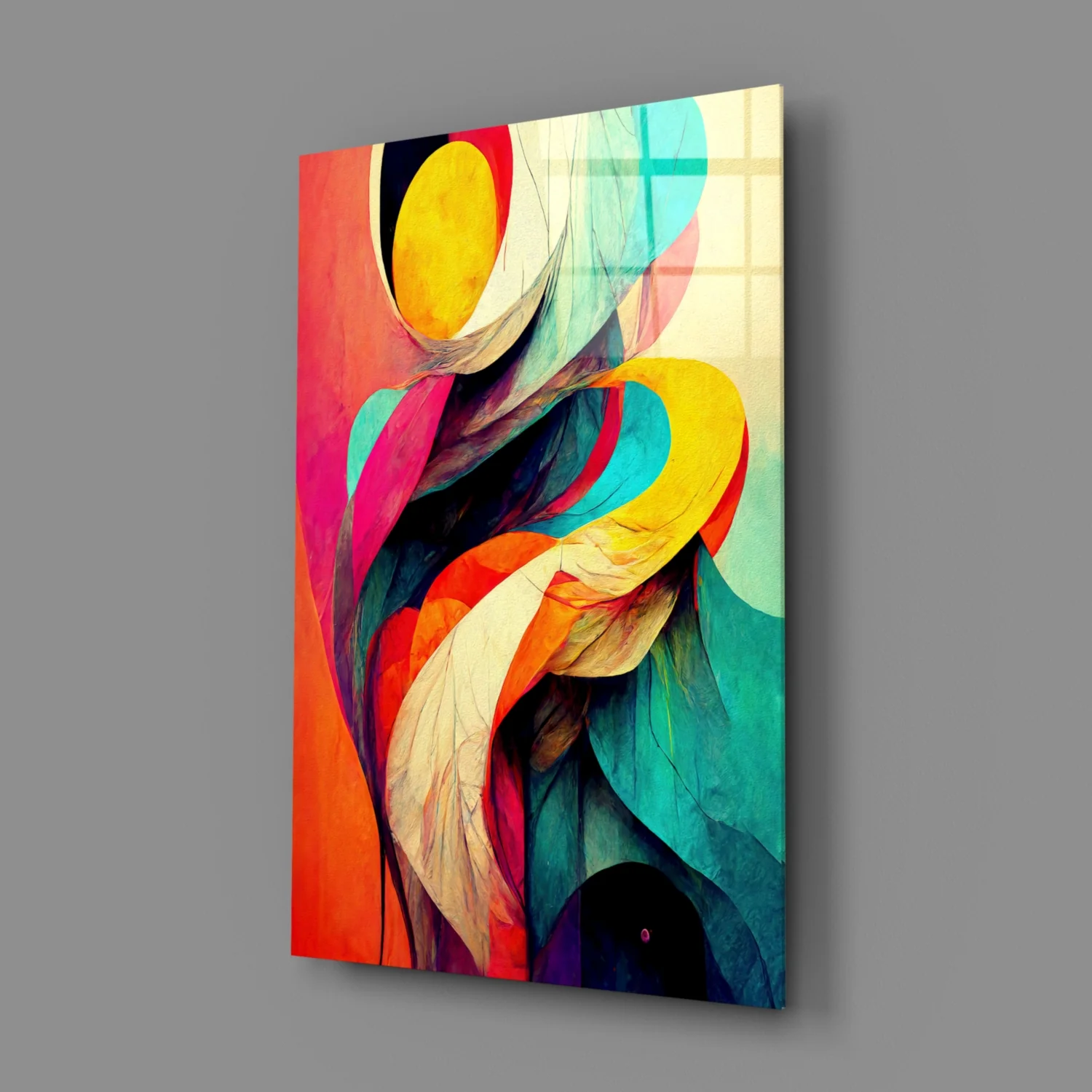 The Hug Glass Wall Art || Designer Collection - Image 3