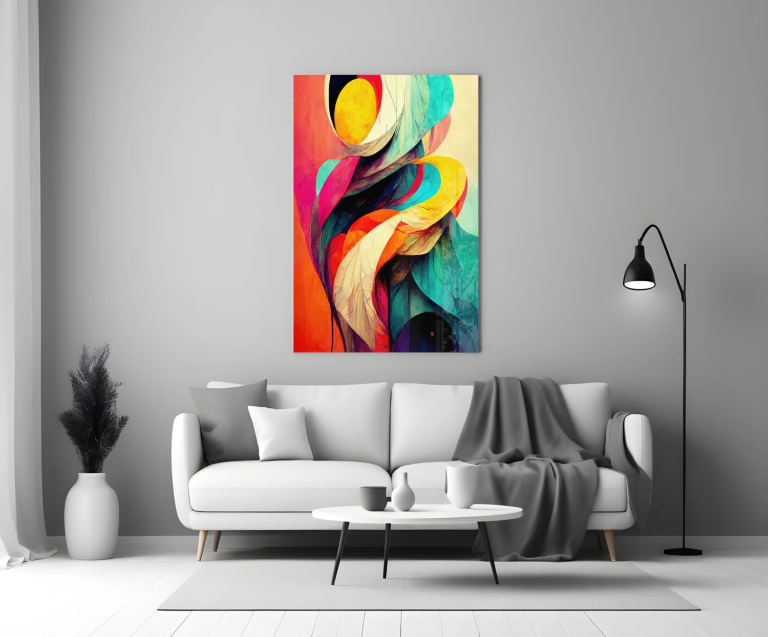 The Hug Glass Wall Art || Designer Collection - Image 4