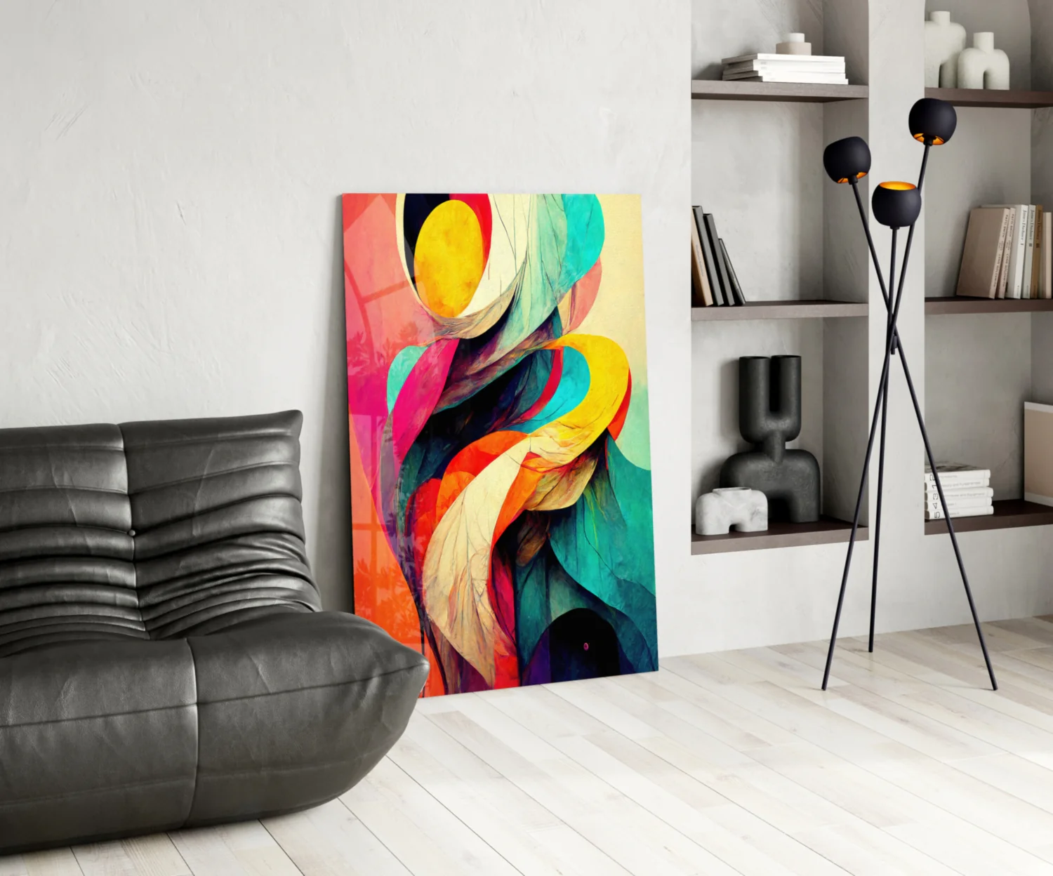 The Hug Glass Wall Art || Designer Collection - Image 6