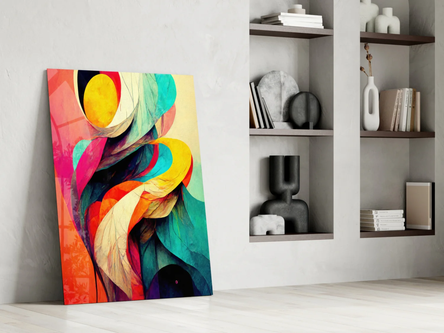The Hug Glass Wall Art || Designer Collection - Image 7