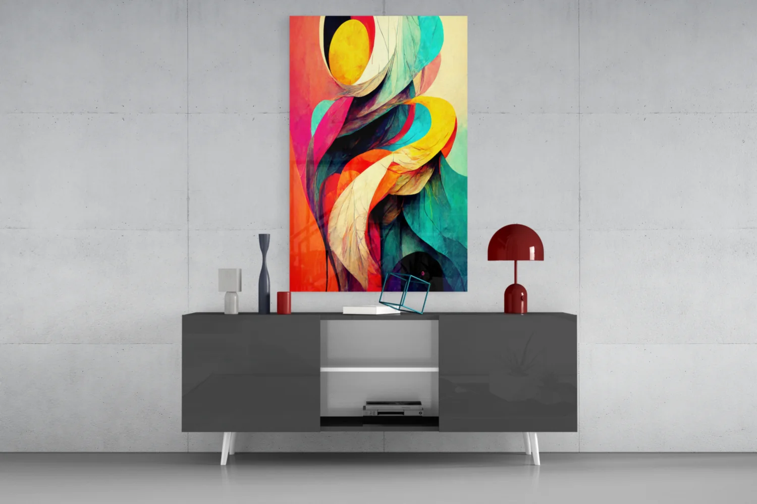 The Hug Glass Wall Art || Designer Collection - Image 9