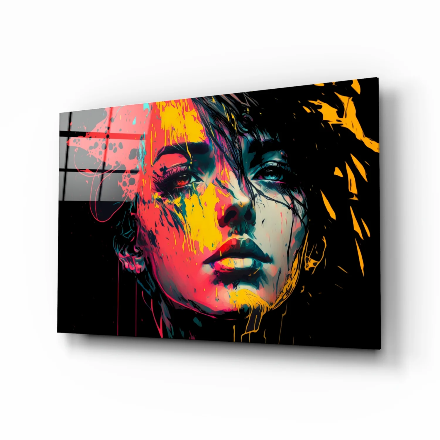 Rebel Beauty Glass Wall Art  || Designer Collection - Image 2