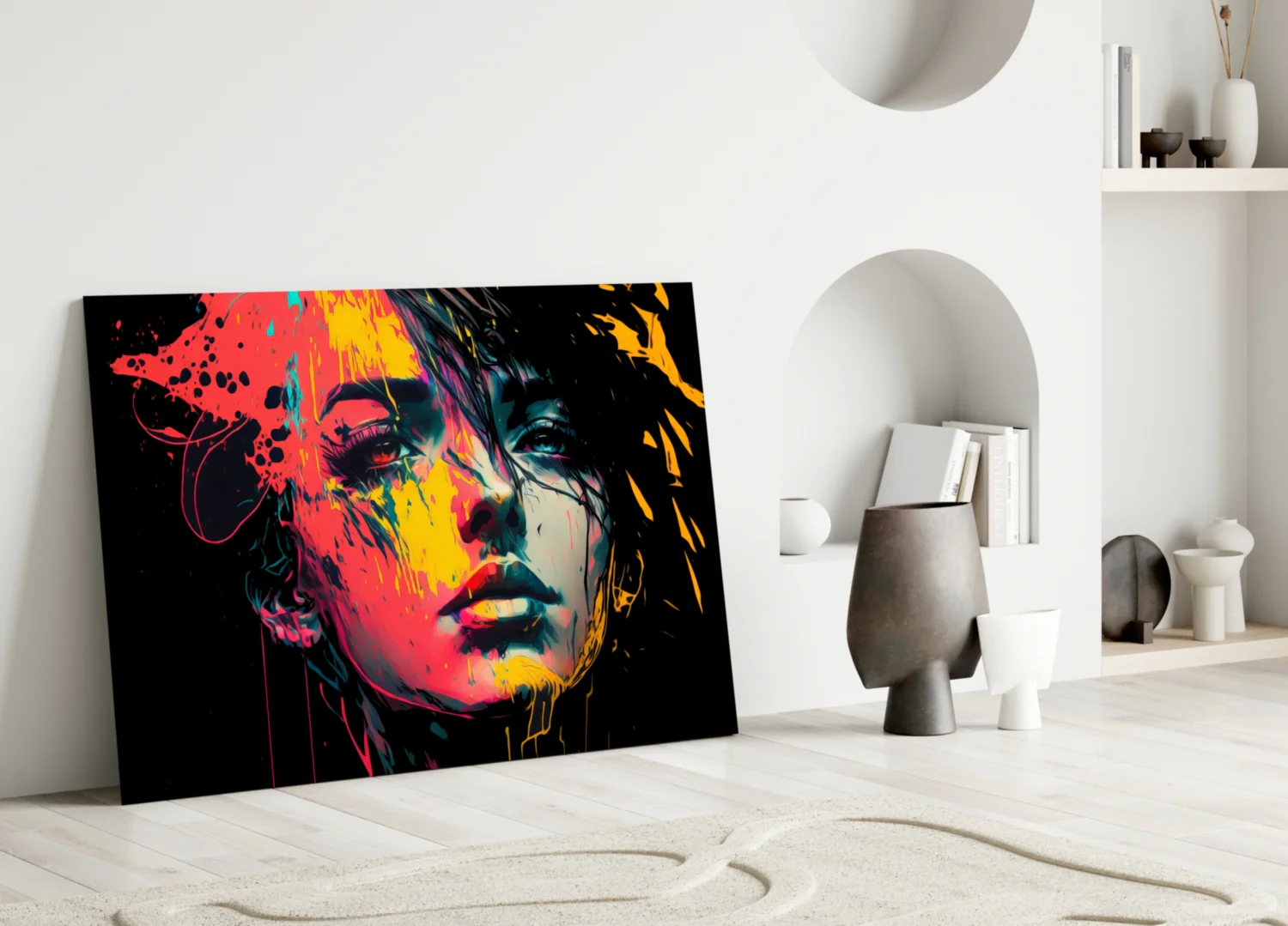 Rebel Beauty Glass Wall Art  || Designer Collection - Image 4