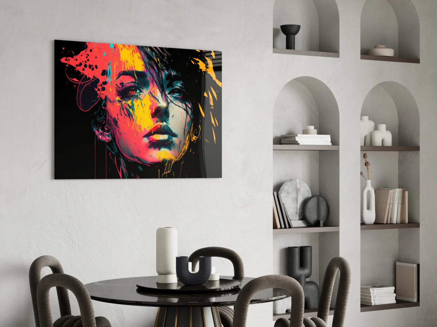 Rebel Beauty Glass Wall Art  || Designer Collection - Image 6