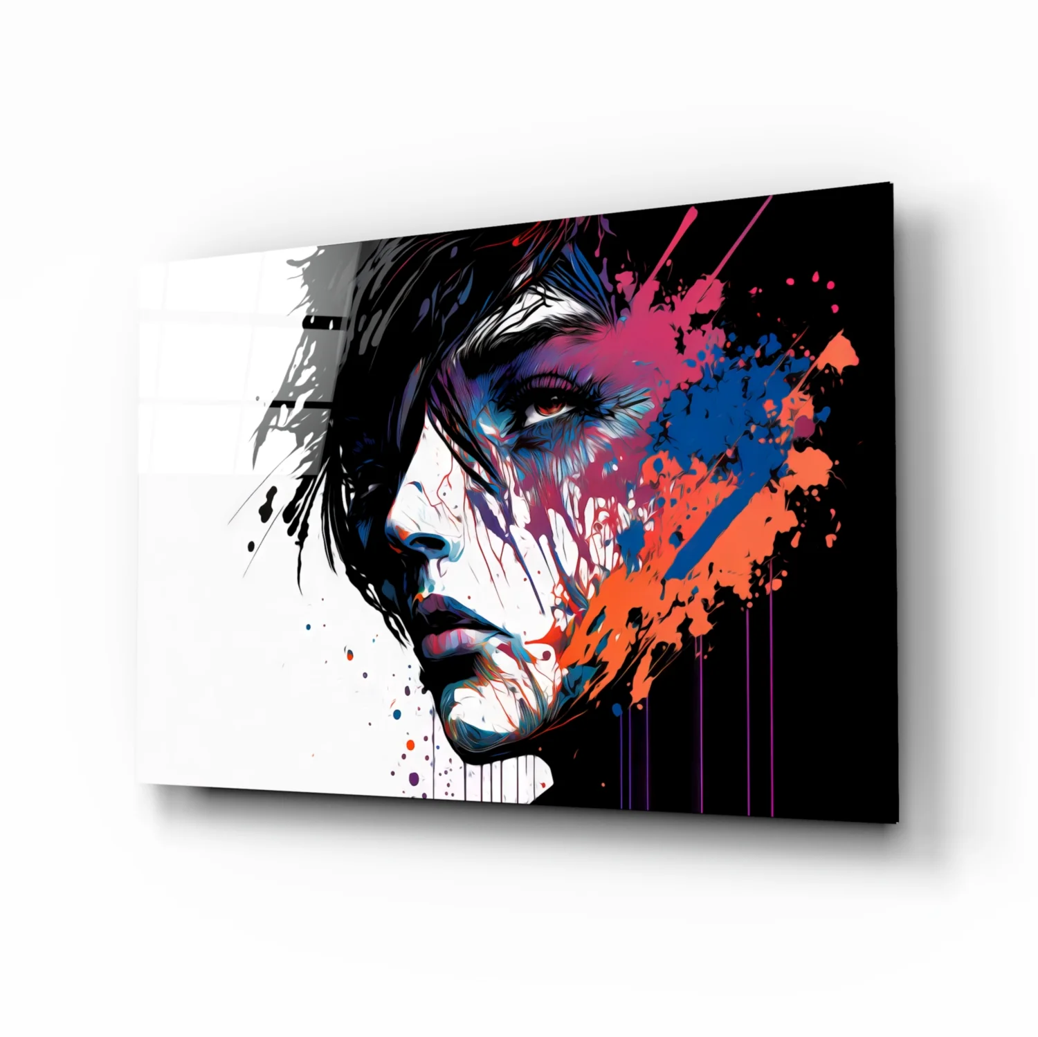 Rebel Beauty Glass Wall Art || Designer Collection - Image 2