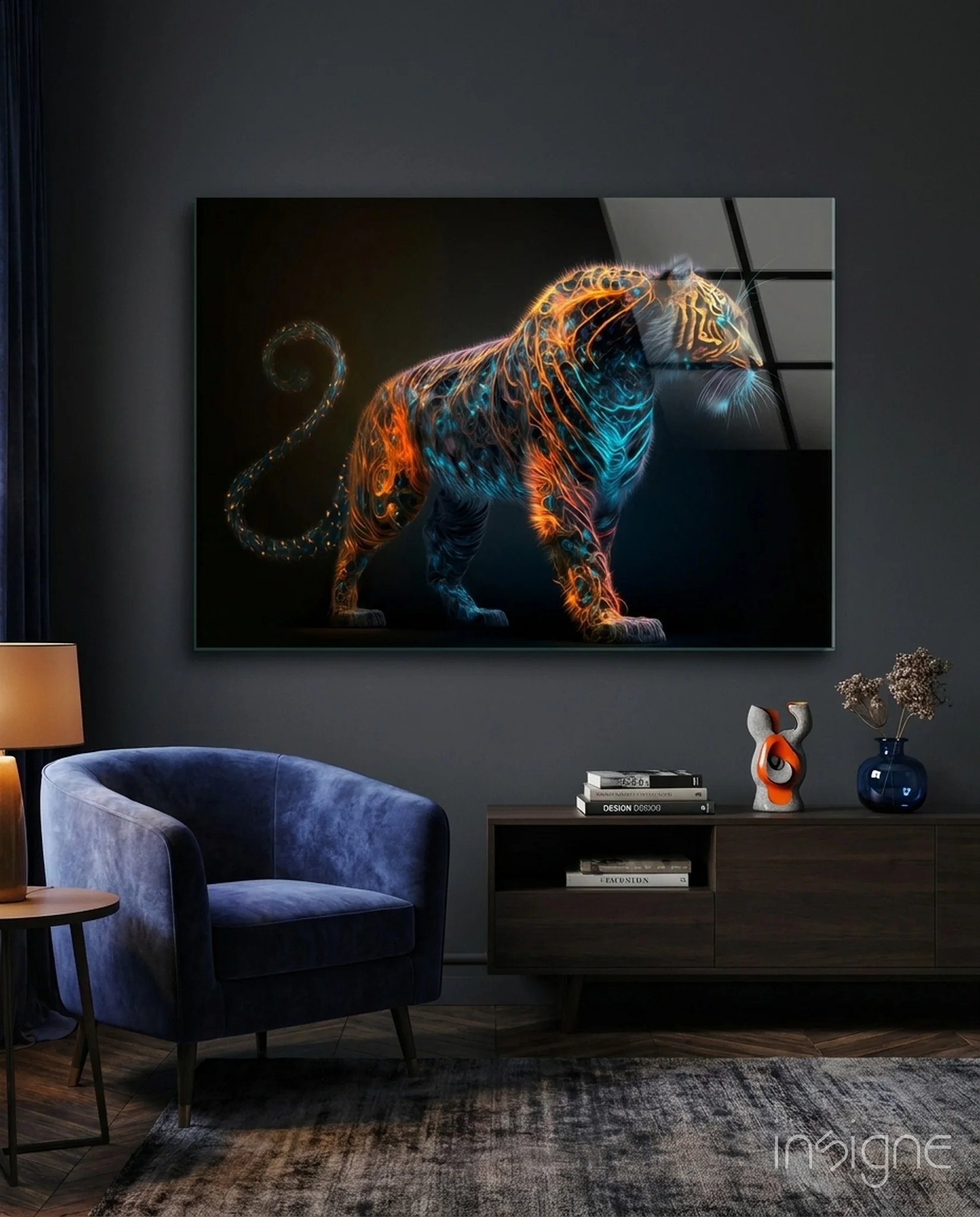 Sparkling Glory Glass Wall Art || Designer Collection