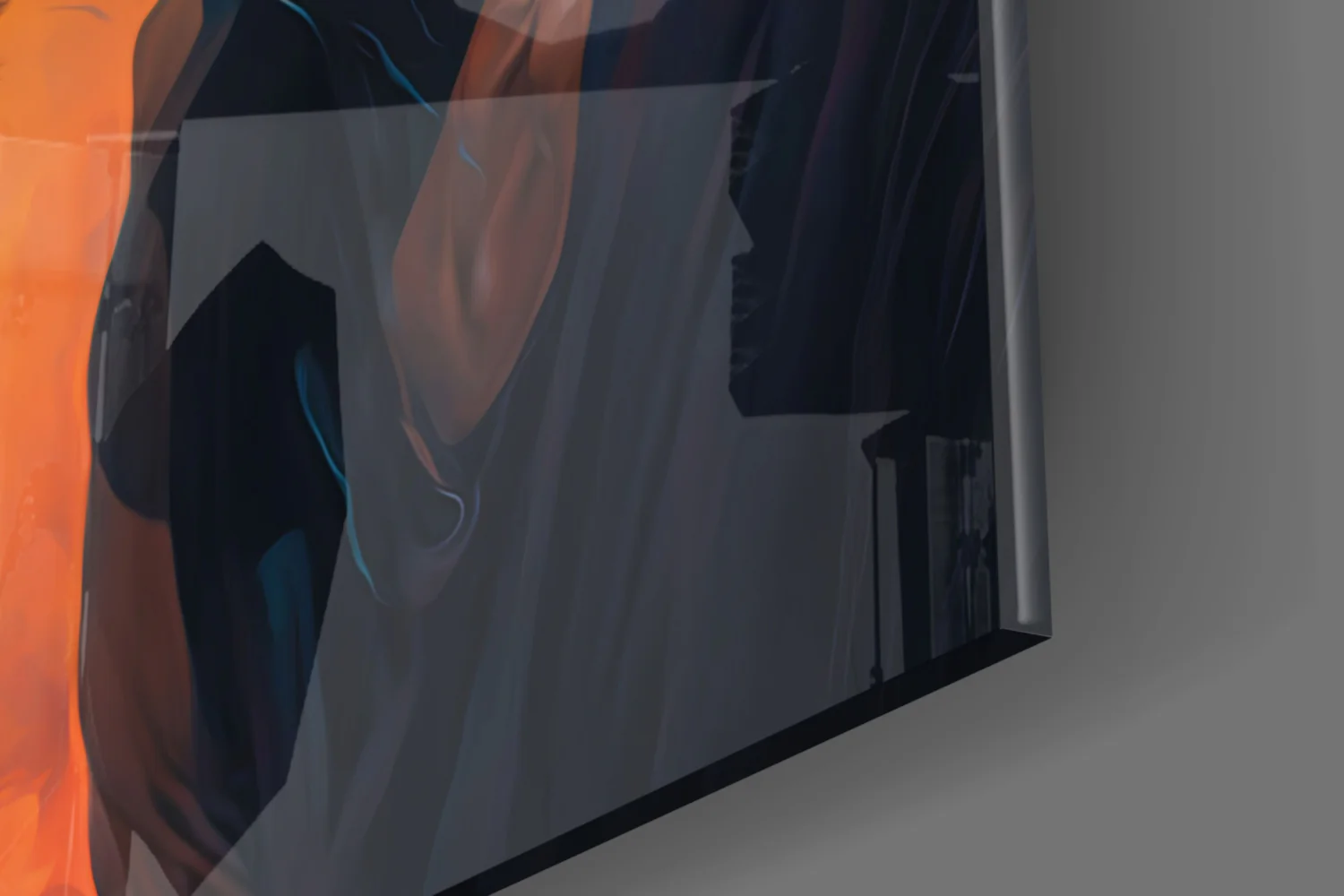 R&B Crooner Portrait Glass Wall Art  || Designer Collection - Image 8