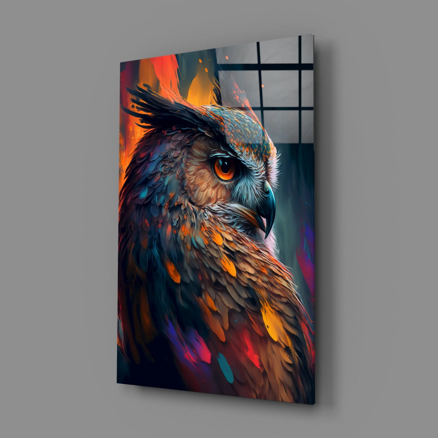 Owl's Eye Glass Wall Art  || Designer Collection - Image 3