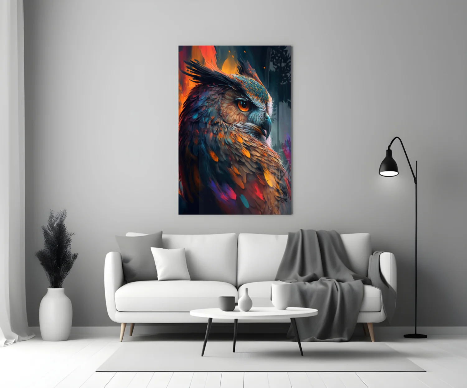 Owl's Eye Glass Wall Art  || Designer Collection - Image 4