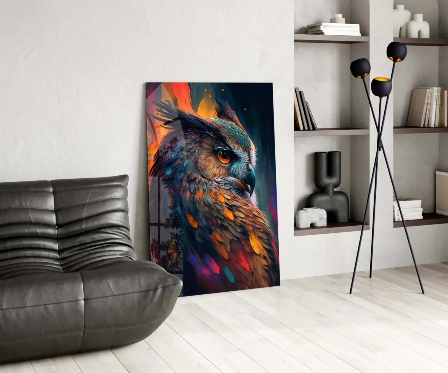 Owl's Eye Glass Wall Art  || Designer Collection - Image 6