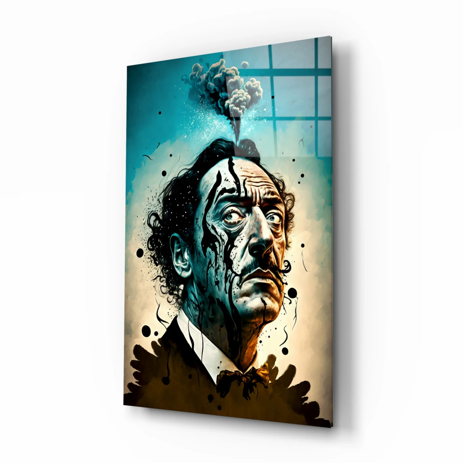 Surrealist Dreamscape Glass Wall Art || Designer Collection