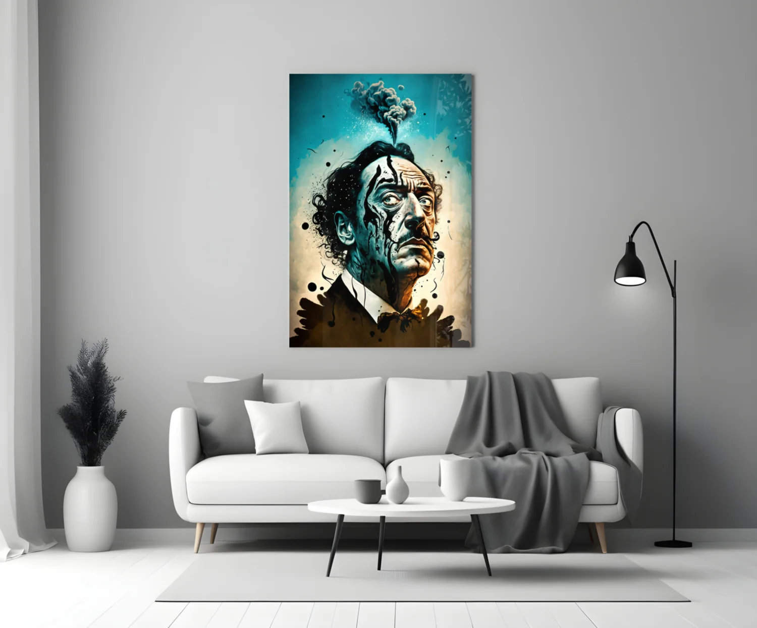 Surrealist Dreamscape Glass Wall Art || Designer Collection - Image 3