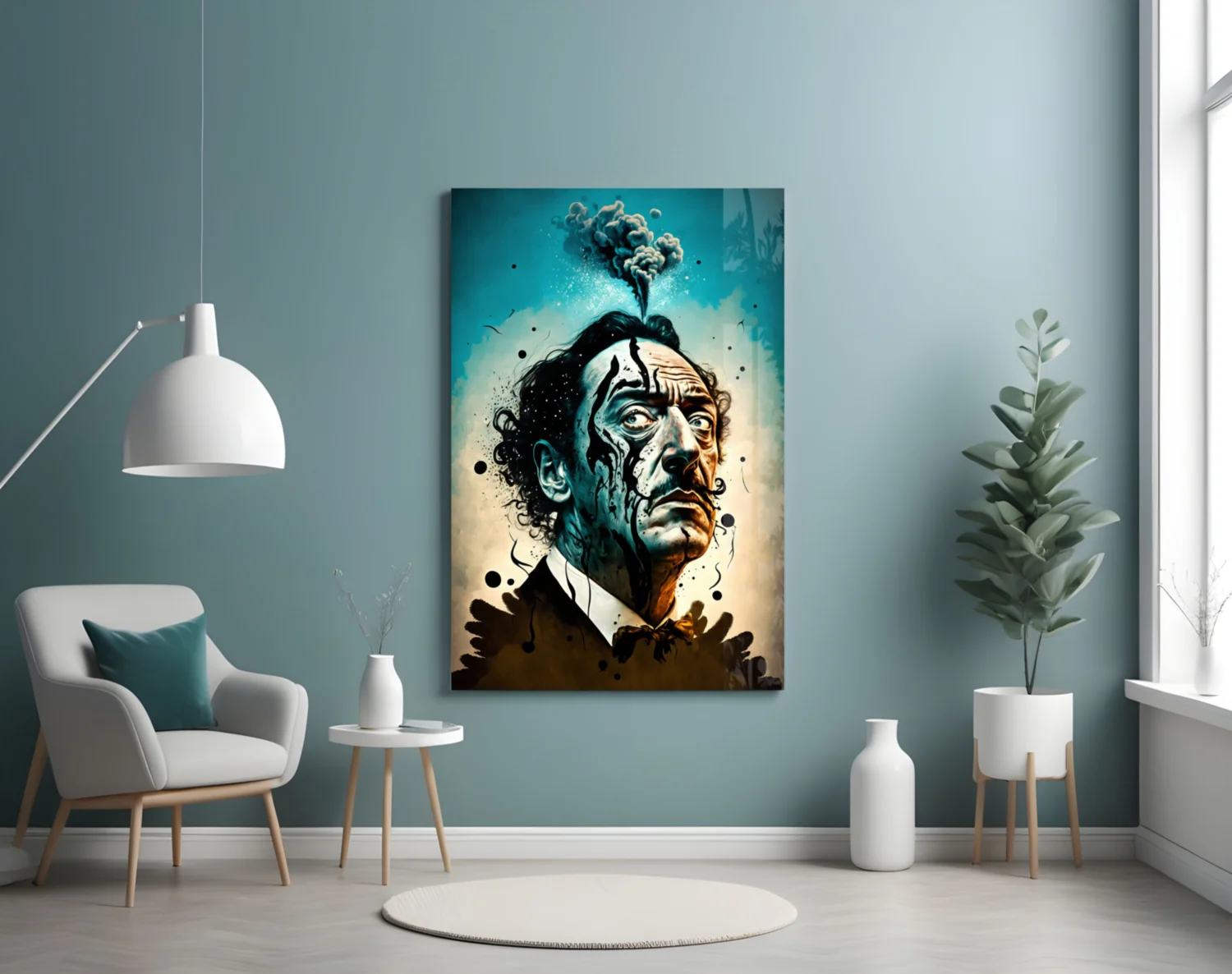 Surrealist Dreamscape Glass Wall Art || Designer Collection - Image 4